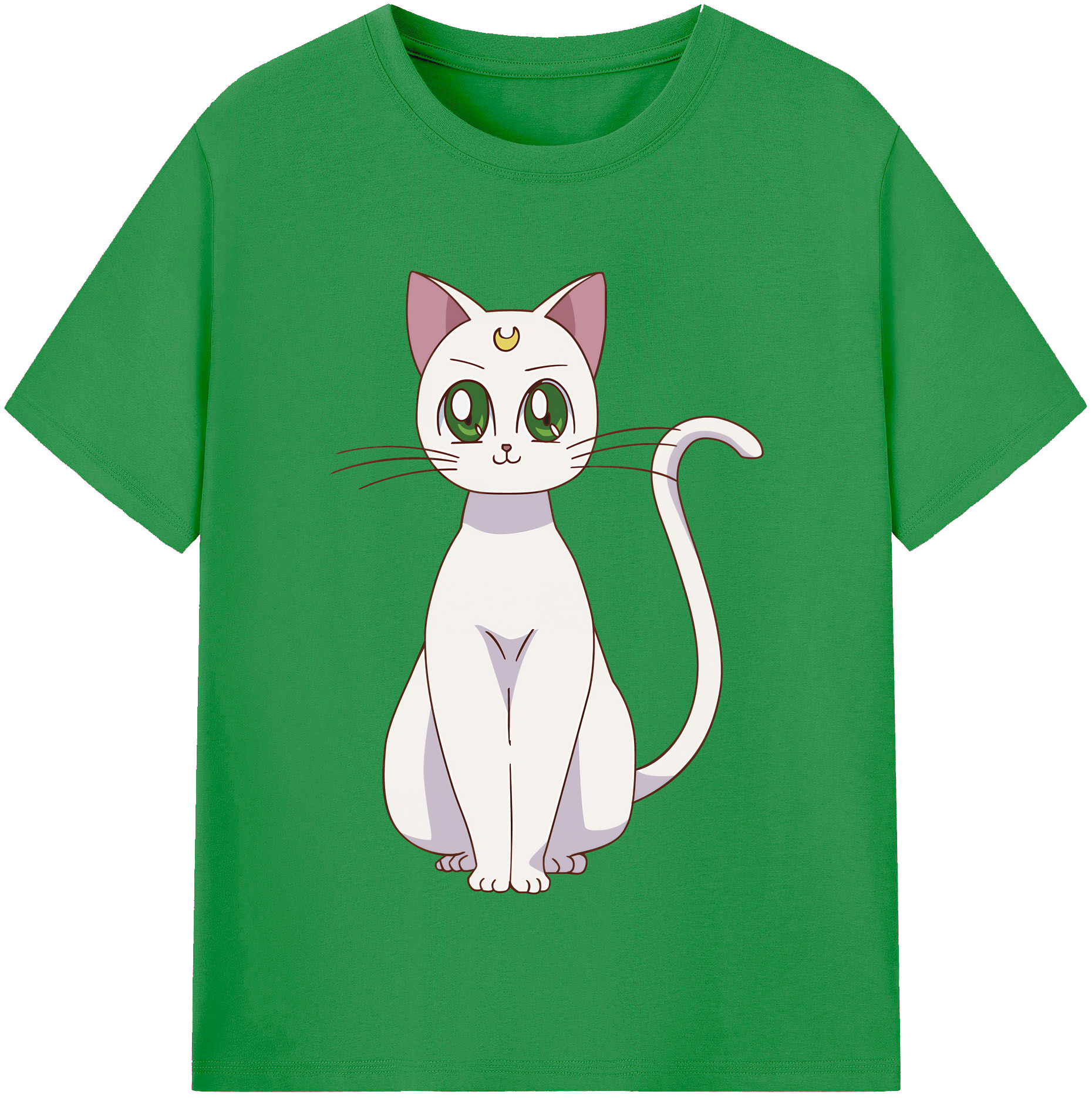 （画像用） 美少女戦士セーラームーン Sailor Moon レディースカジュアルプリントTシャツ（綿100％）