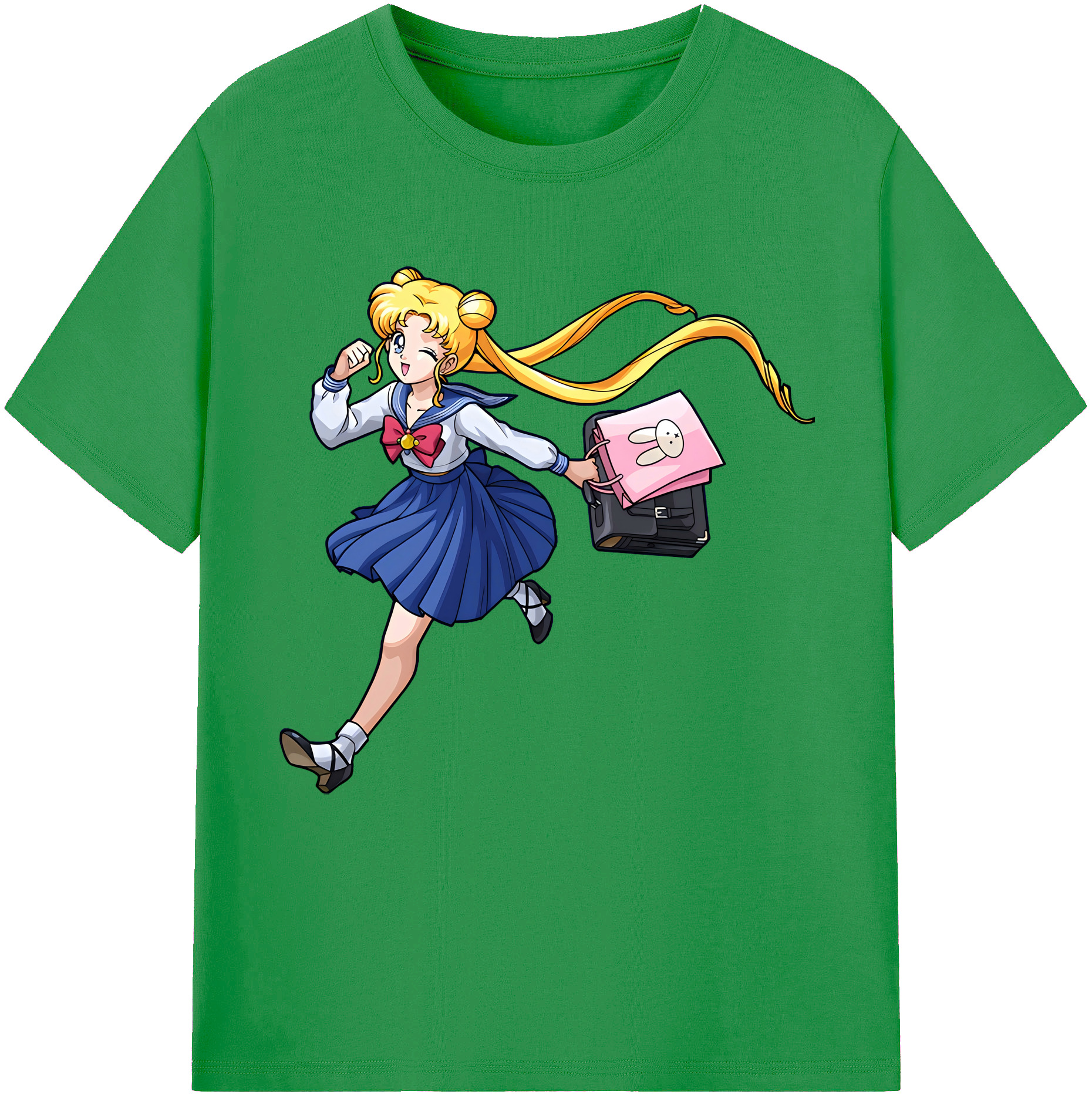 （画像用） 美少女戦士セーラームーン 愛野 美奈子 あいの みなこ Sailor Moon Aino Minako レディースカジュアルプリントTシャツ（綿100％）