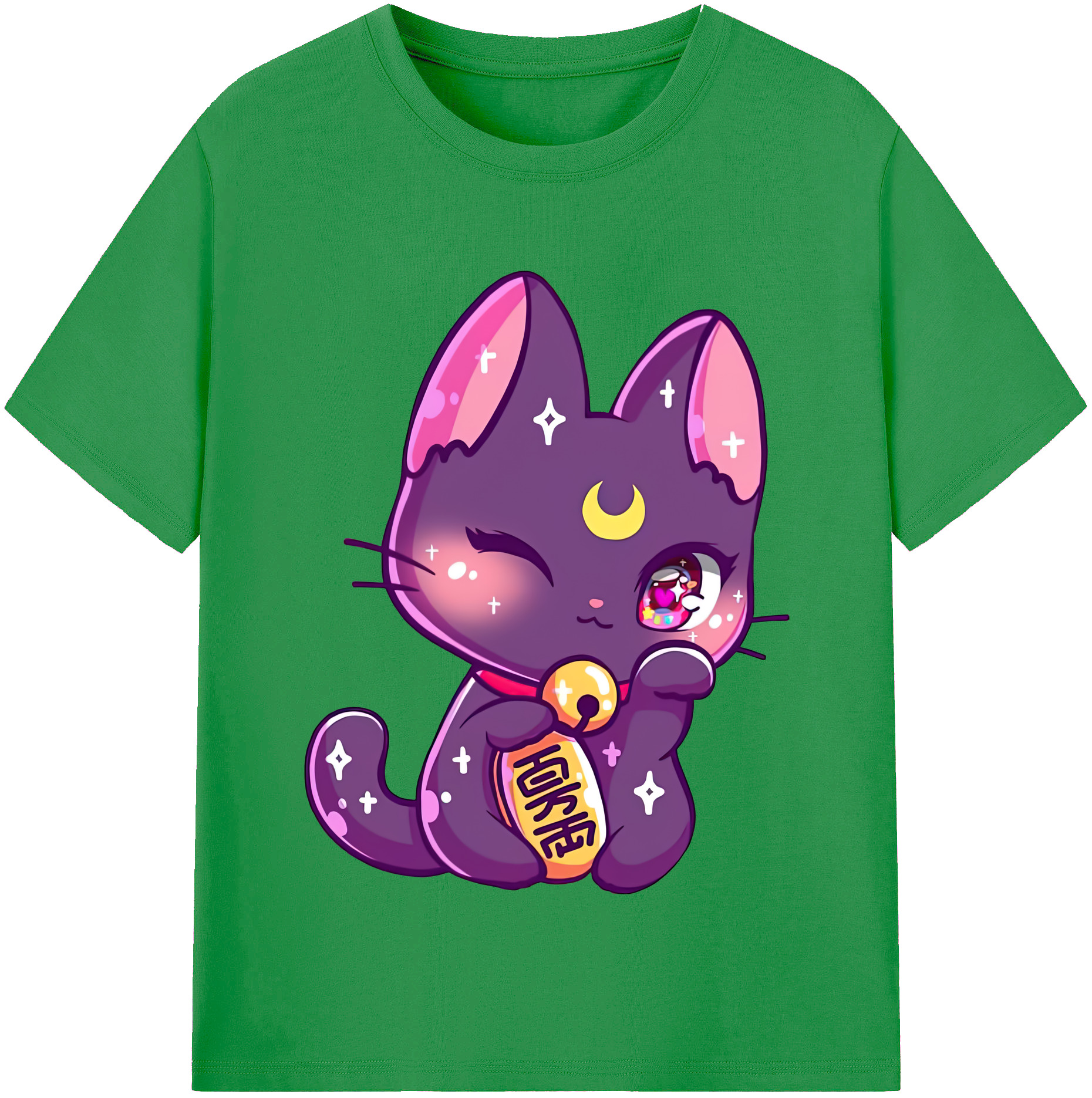 （画像用） 美少女戦士セーラームーン Sailor Moon レディースカジュアルプリントTシャツ（綿100％）
