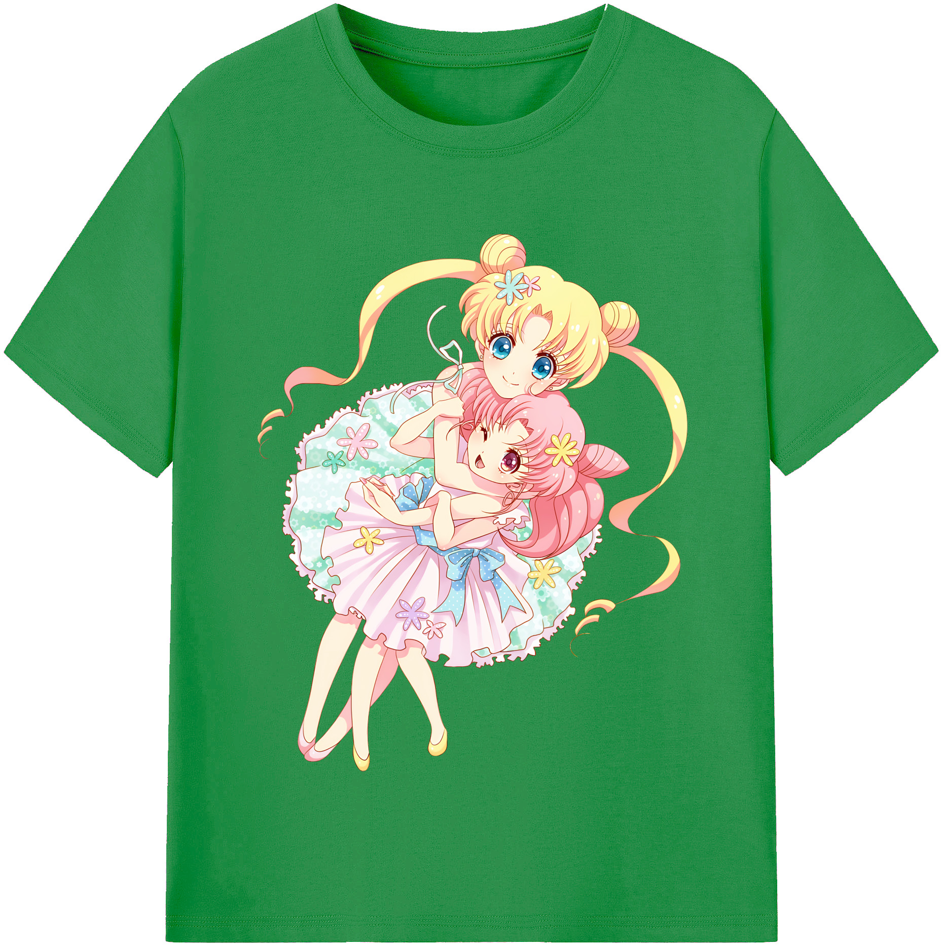 （画像用） 美少女戦士セーラームーン 愛野 美奈子 あいの みなこ Sailor Moon Aino Minako レディースカジュアルプリントTシャツ（綿100％）