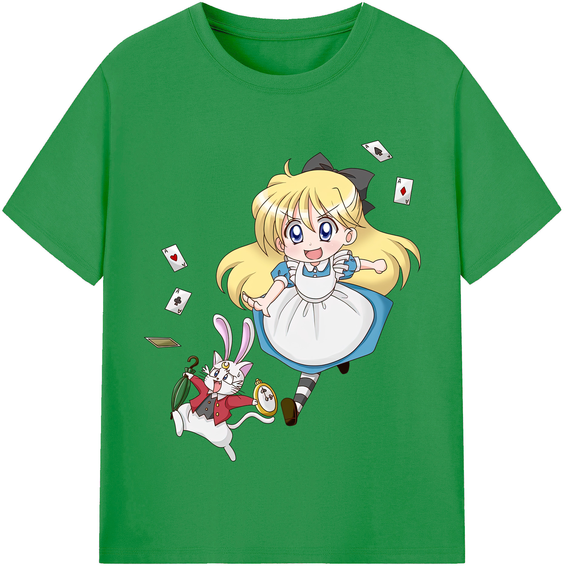 （画像用） 美少女戦士セーラームーン 愛野 美奈子 あいの みなこ Sailor Moon Aino Minako レディースカジュアルプリントTシャツ（綿100％）