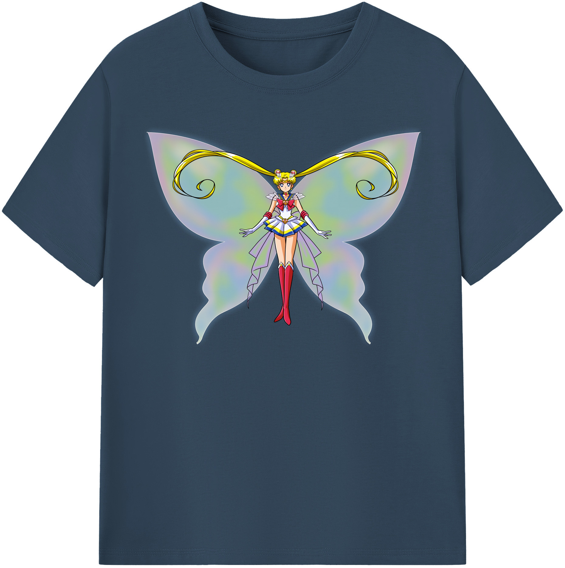（画像用） 美少女戦士セーラームーン 月野 うさぎ つきの うさぎ Sailor Moon Tsukino Usagi レディースカジュアルプリントTシャツ（綿100％）