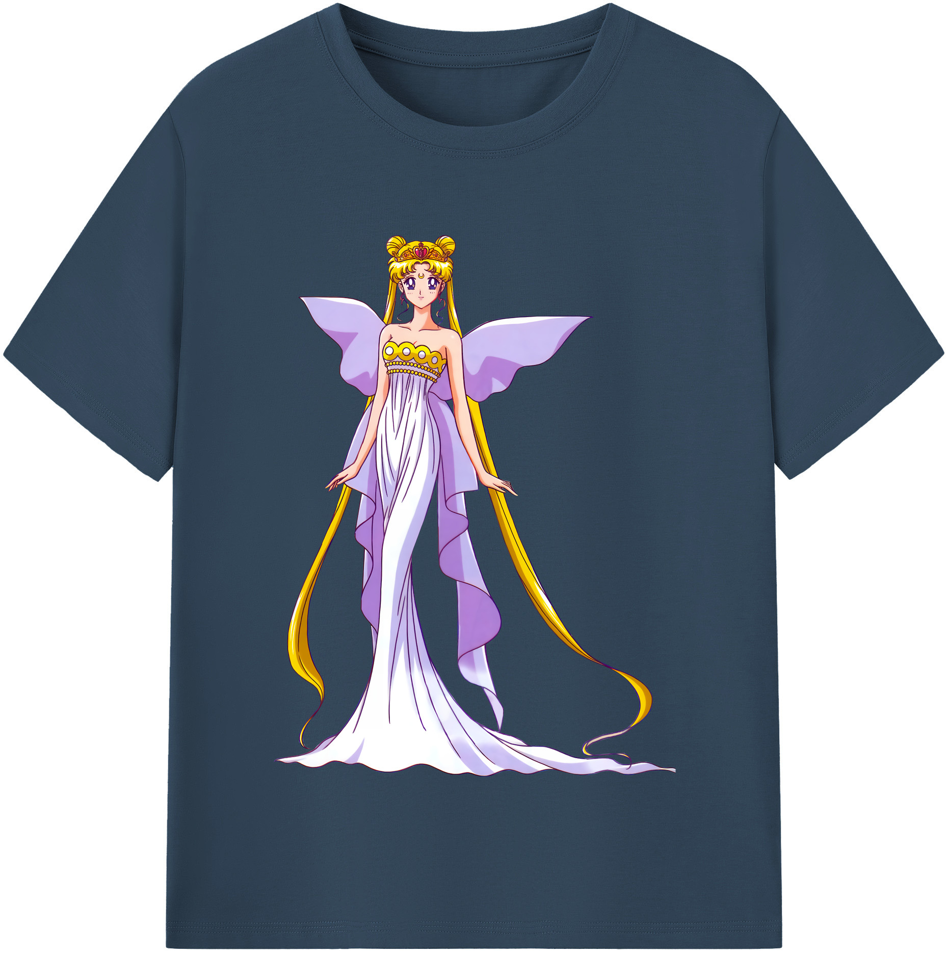 （画像用） 美少女戦士セーラームーン 愛野 美奈子 あいの みなこ Sailor Moon Aino Minako レディースカジュアルプリントTシャツ（綿100％）