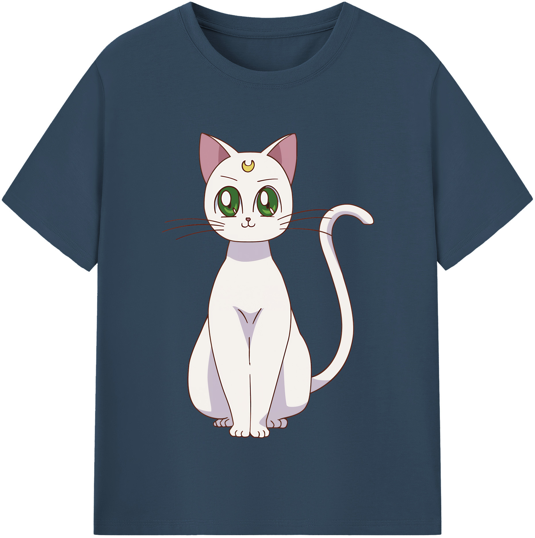 （画像用） 美少女戦士セーラームーン Sailor Moon レディースカジュアルプリントTシャツ（綿100％）