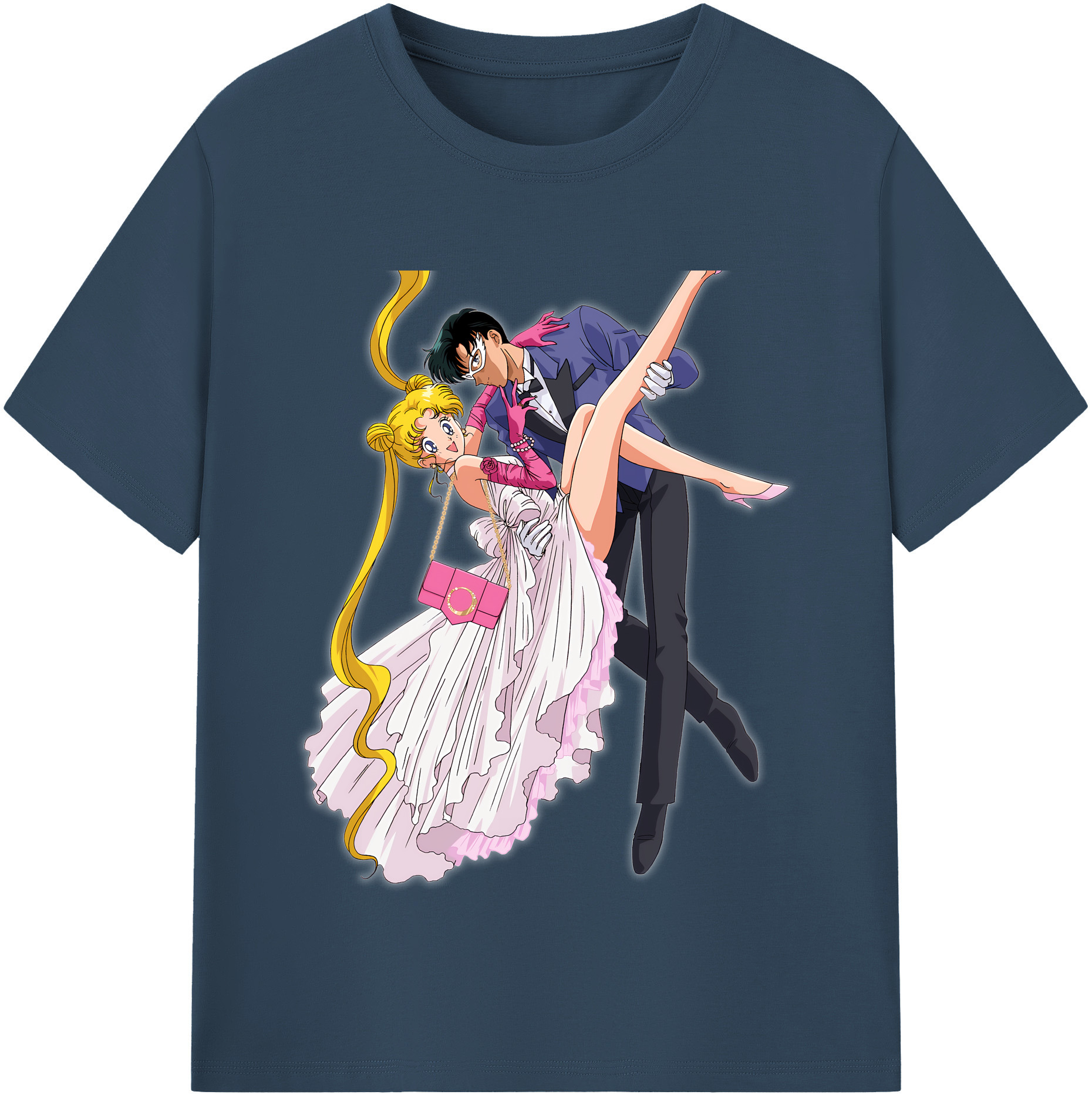 （画像用） 美少女戦士セーラームーン 愛野 美奈子 あいの みなこ Sailor Moon Aino Minako レディースカジュアルプリントTシャツ（綿100％）