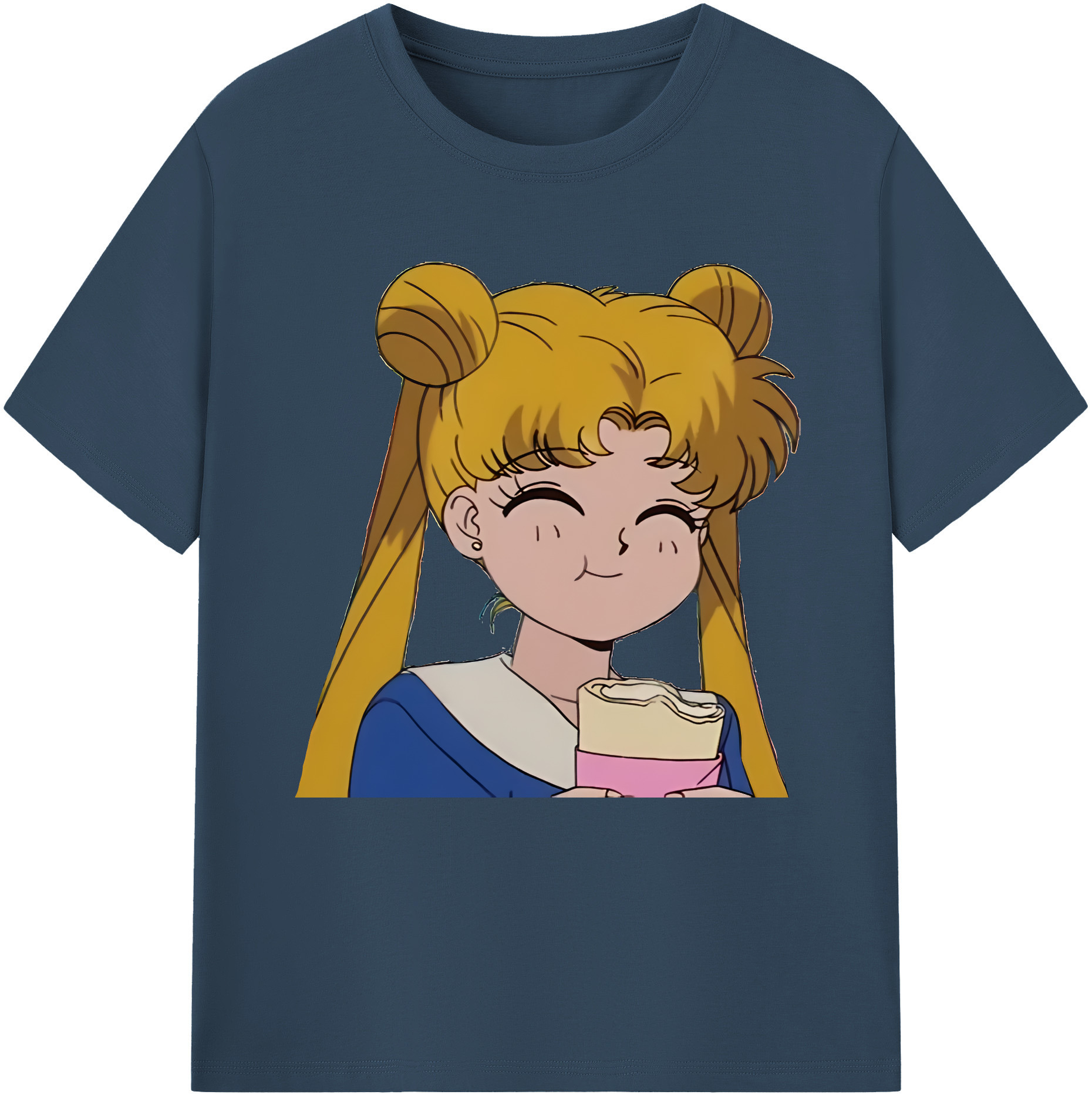 （画像用） 美少女戦士セーラームーン 愛野 美奈子 あいの みなこ Sailor Moon Aino Minako レディースカジュアルプリントTシャツ（綿100％）
