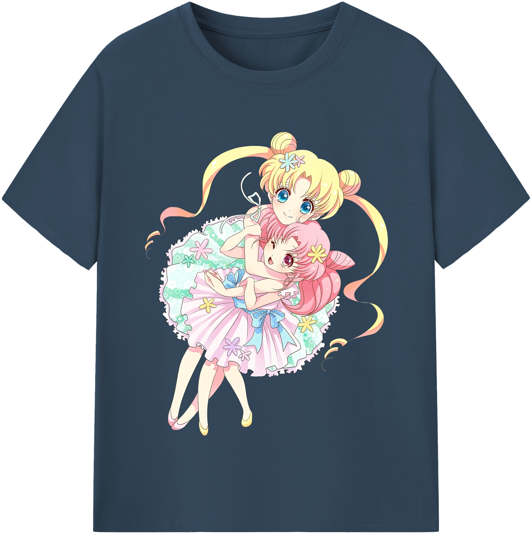 （画像用） 美少女戦士セーラームーン 愛野 美奈子 あいの みなこ Sailor Moon Aino Minako レディースカジュアルプリントTシャツ（綿100％）