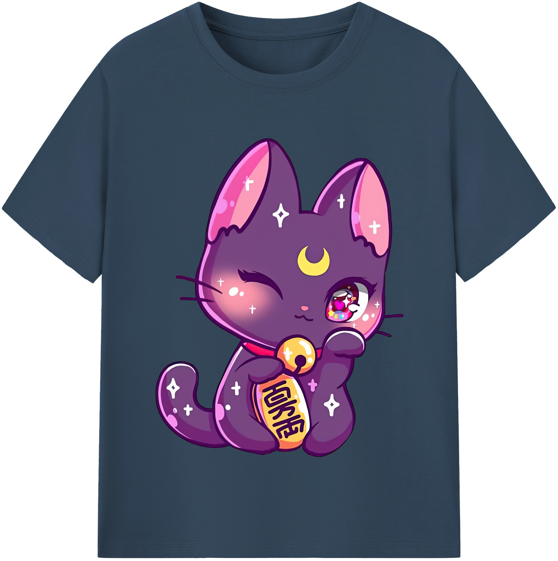 （画像用） 美少女戦士セーラームーン Sailor Moon レディースカジュアルプリントTシャツ（綿100％）