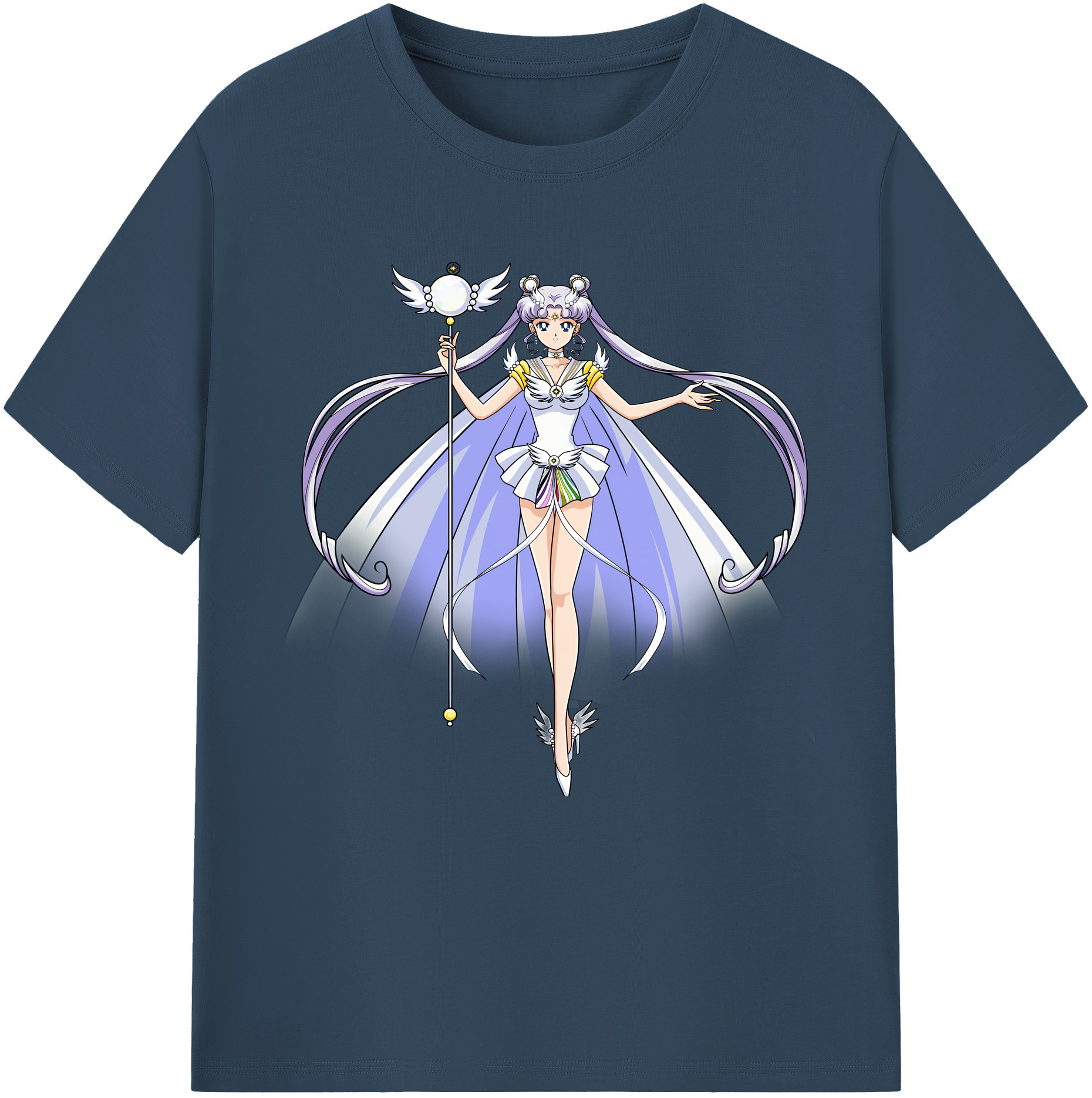 （画像用） 美少女戦士セーラームーン 月野 うさぎ つきの うさぎ Sailor Moon Tsukino Usagi レディースカジュアルプリントTシャツ（綿100％）