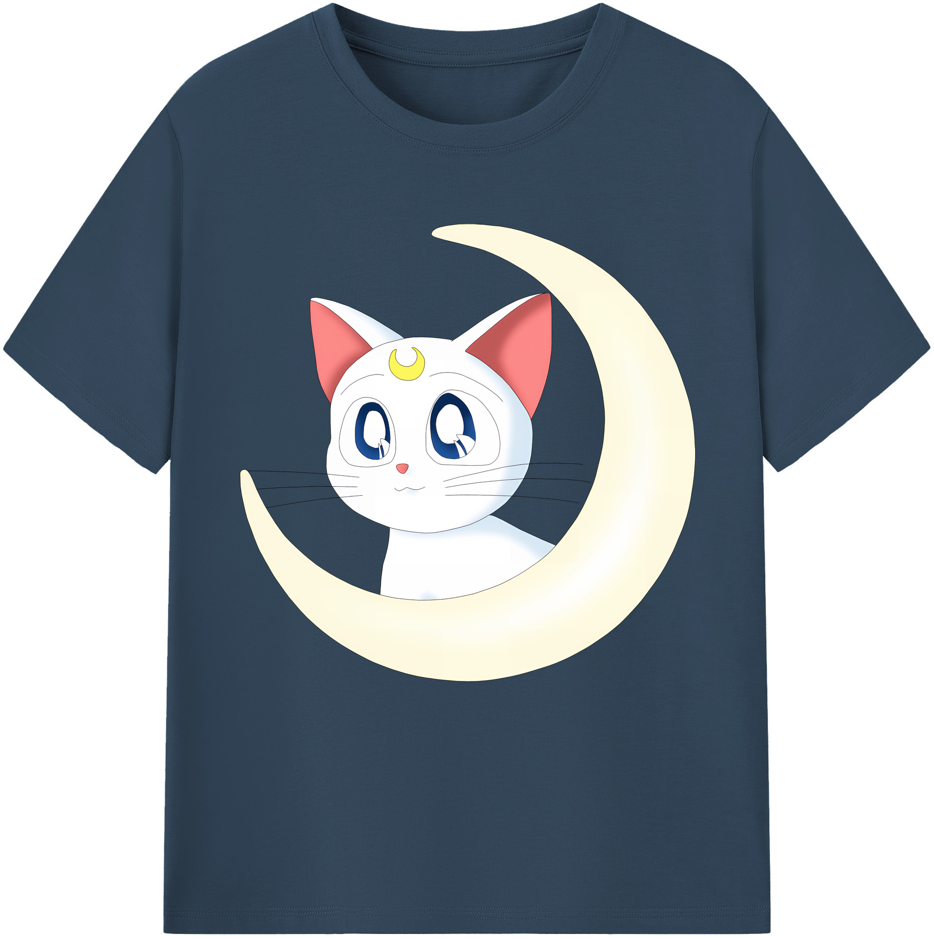 （画像用） 美少女戦士セーラームーン Sailor Moon レディースカジュアルプリントTシャツ（綿100％）
