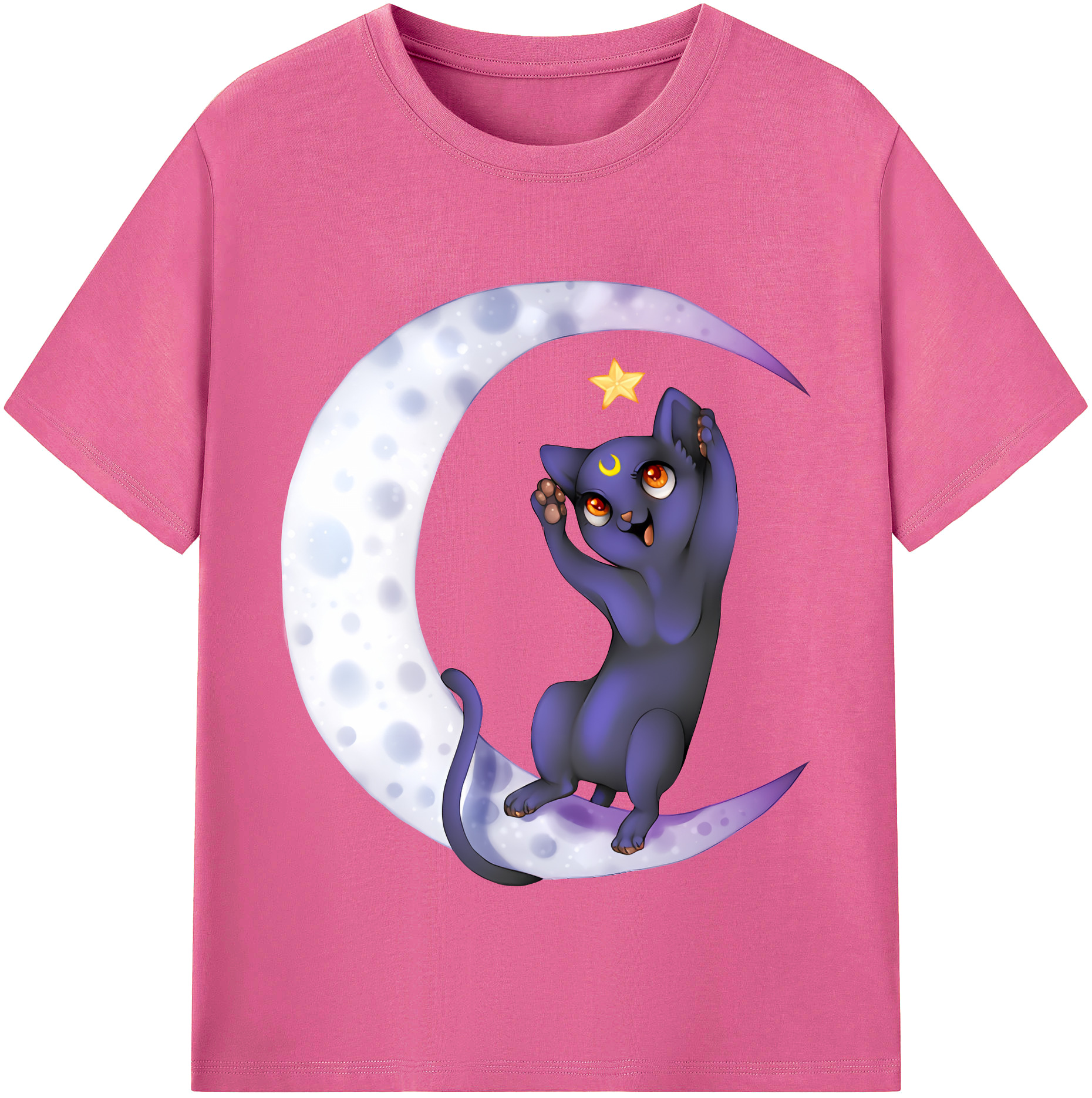 （画像用） 美少女戦士セーラームーン Sailor Moon レディースカジュアルプリントTシャツ（綿100％）