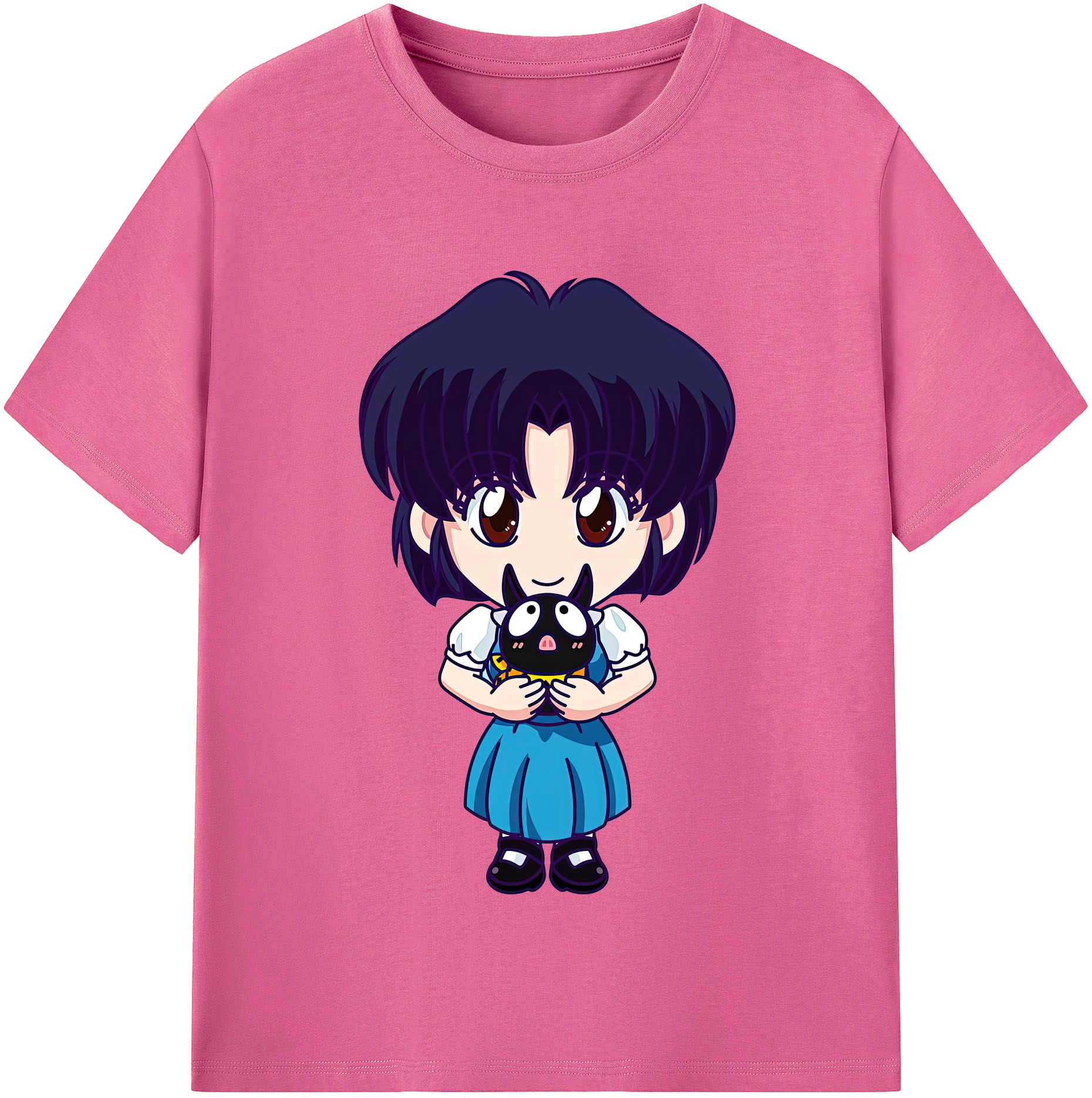 （画像用） 美少女戦士セーラームーン 水野 亜美 みずの あみ Sailor Moon Mizuno Ami レディースカジュアルプリントTシャツ（綿100％）