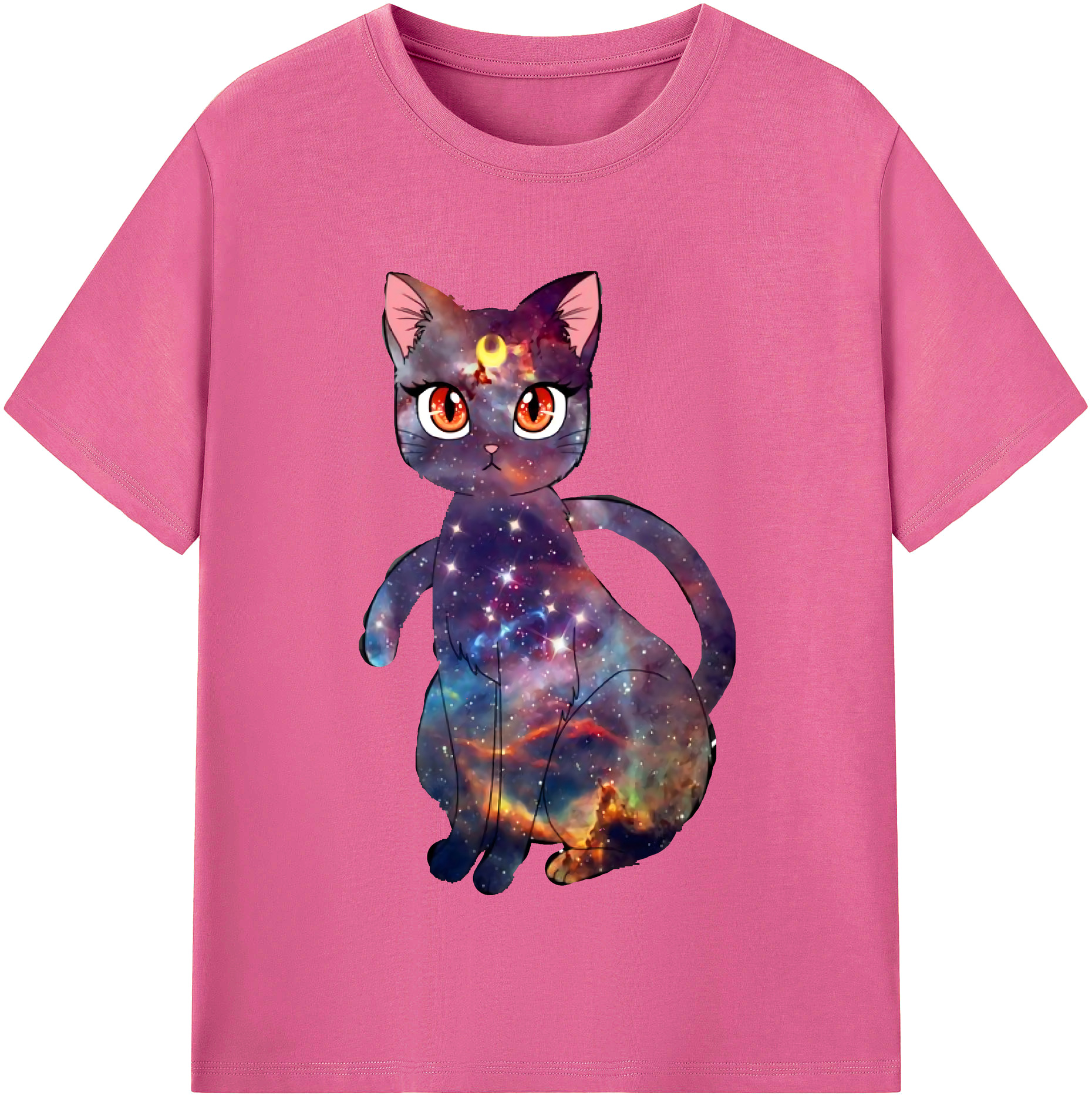 （画像用） 美少女戦士セーラームーン Sailor Moon レディースカジュアルプリントTシャツ（綿100％）