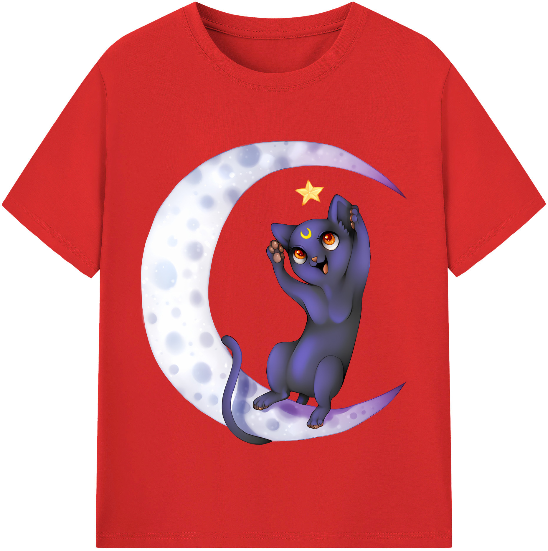 （画像用） 美少女戦士セーラームーン Sailor Moon レディースカジュアルプリントTシャツ（綿100％）