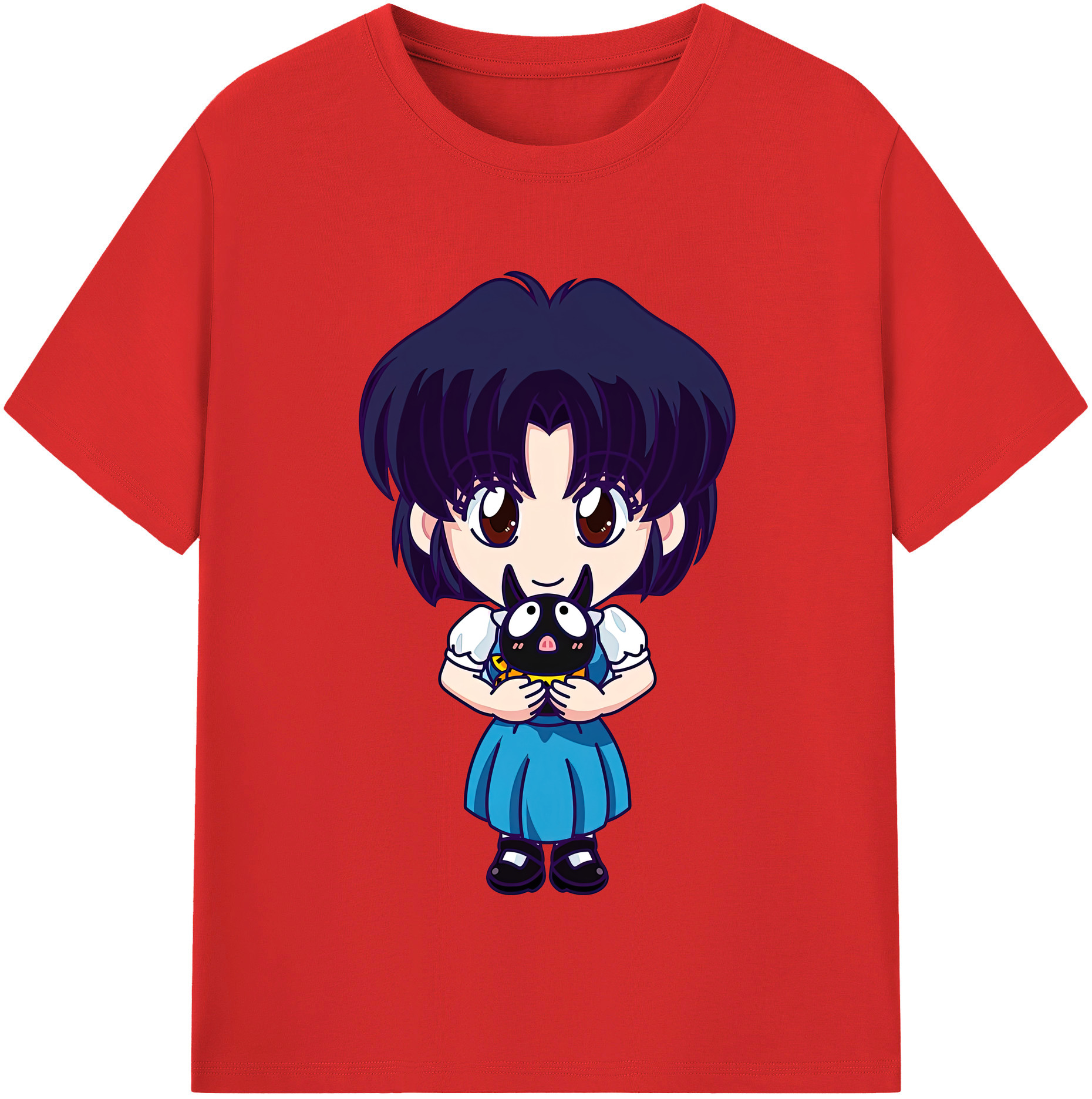 （画像用） 美少女戦士セーラームーン 水野 亜美 みずの あみ Sailor Moon Mizuno Ami レディースカジュアルプリントTシャツ（綿100％）