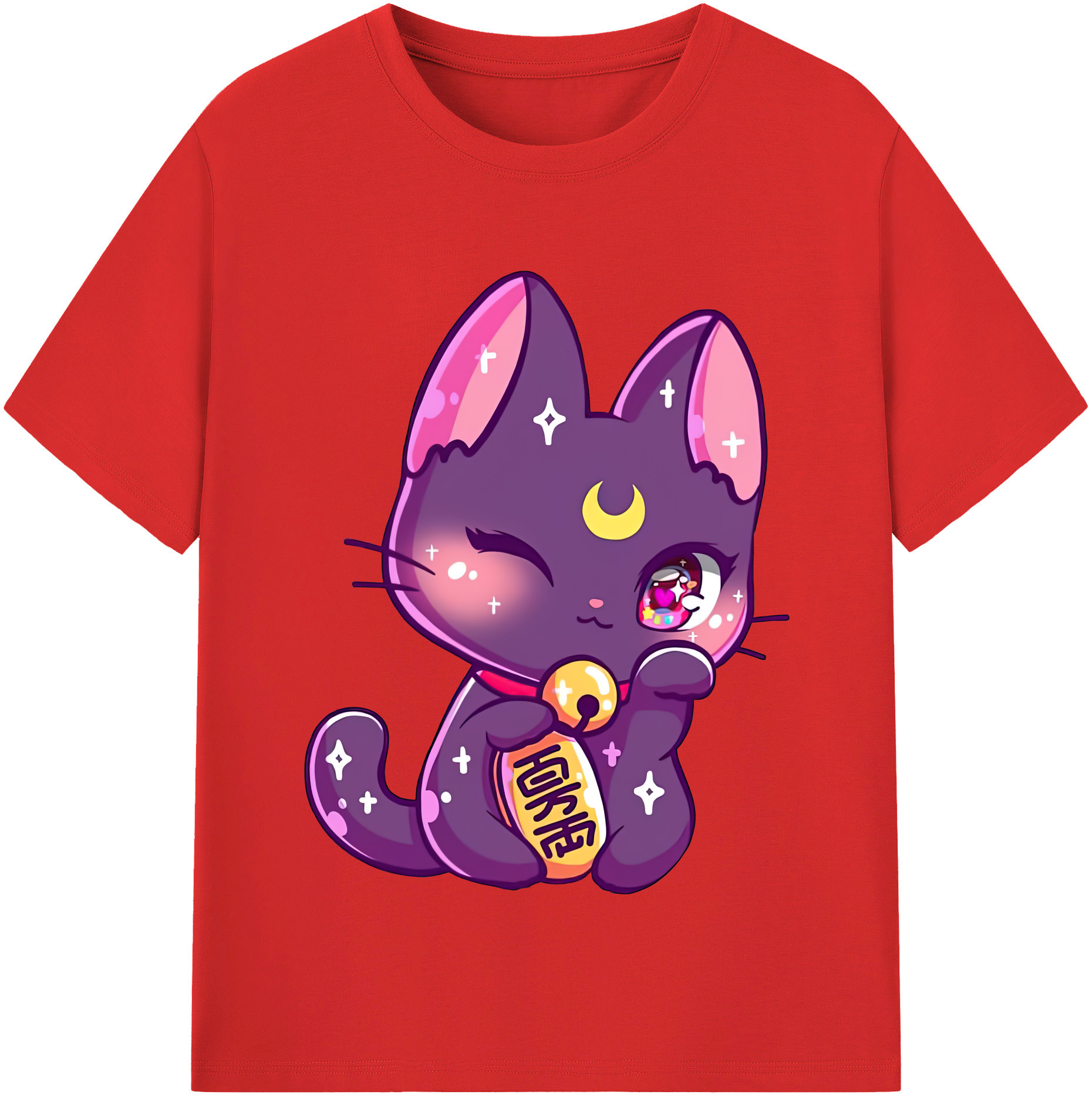 （画像用） 美少女戦士セーラームーン Sailor Moon レディースカジュアルプリントTシャツ（綿100％）