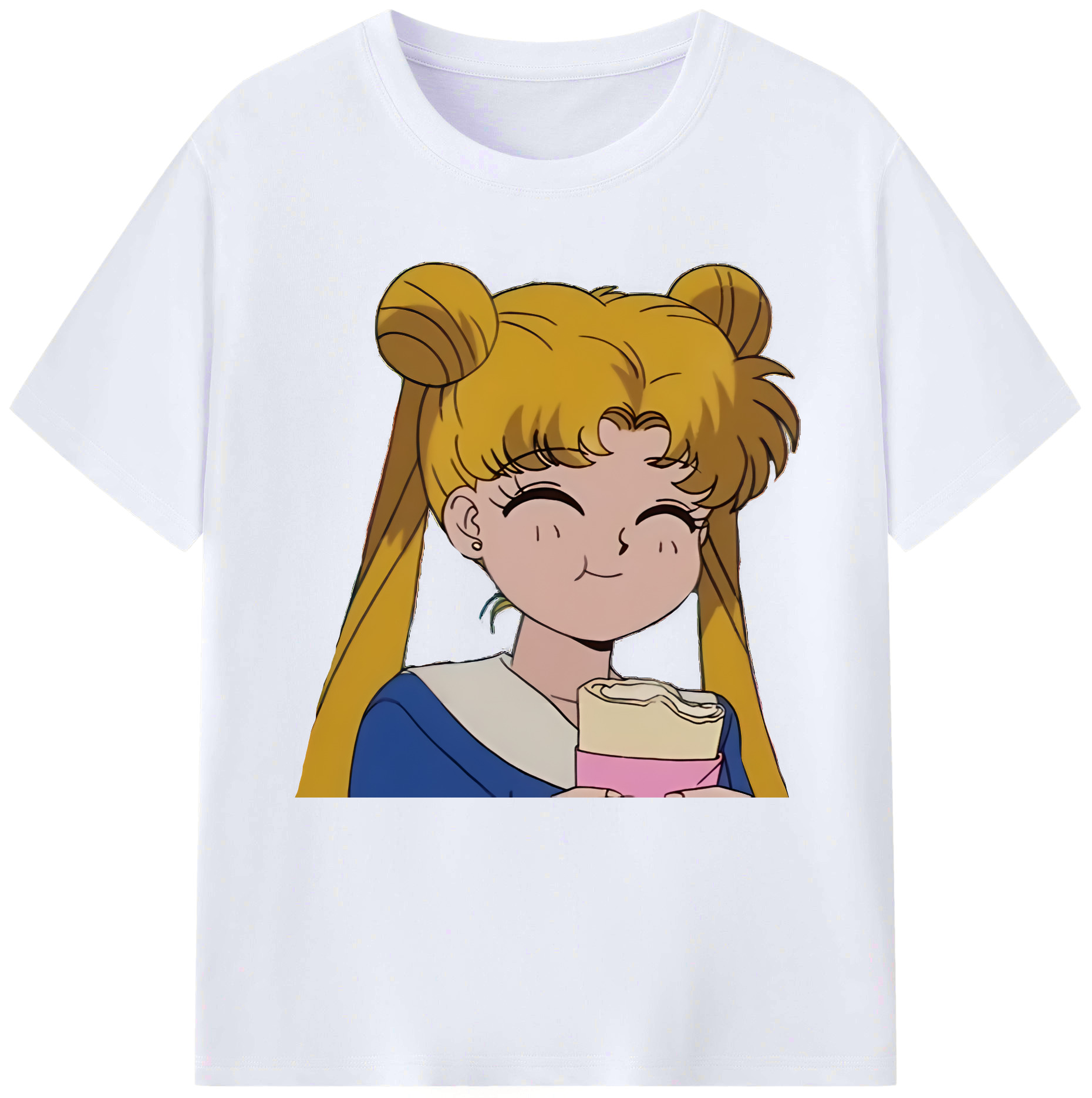 （画像用） 美少女戦士セーラームーン 愛野 美奈子 あいの みなこ Sailor Moon Aino Minako レディースカジュアルプリントTシャツ（綿100％）