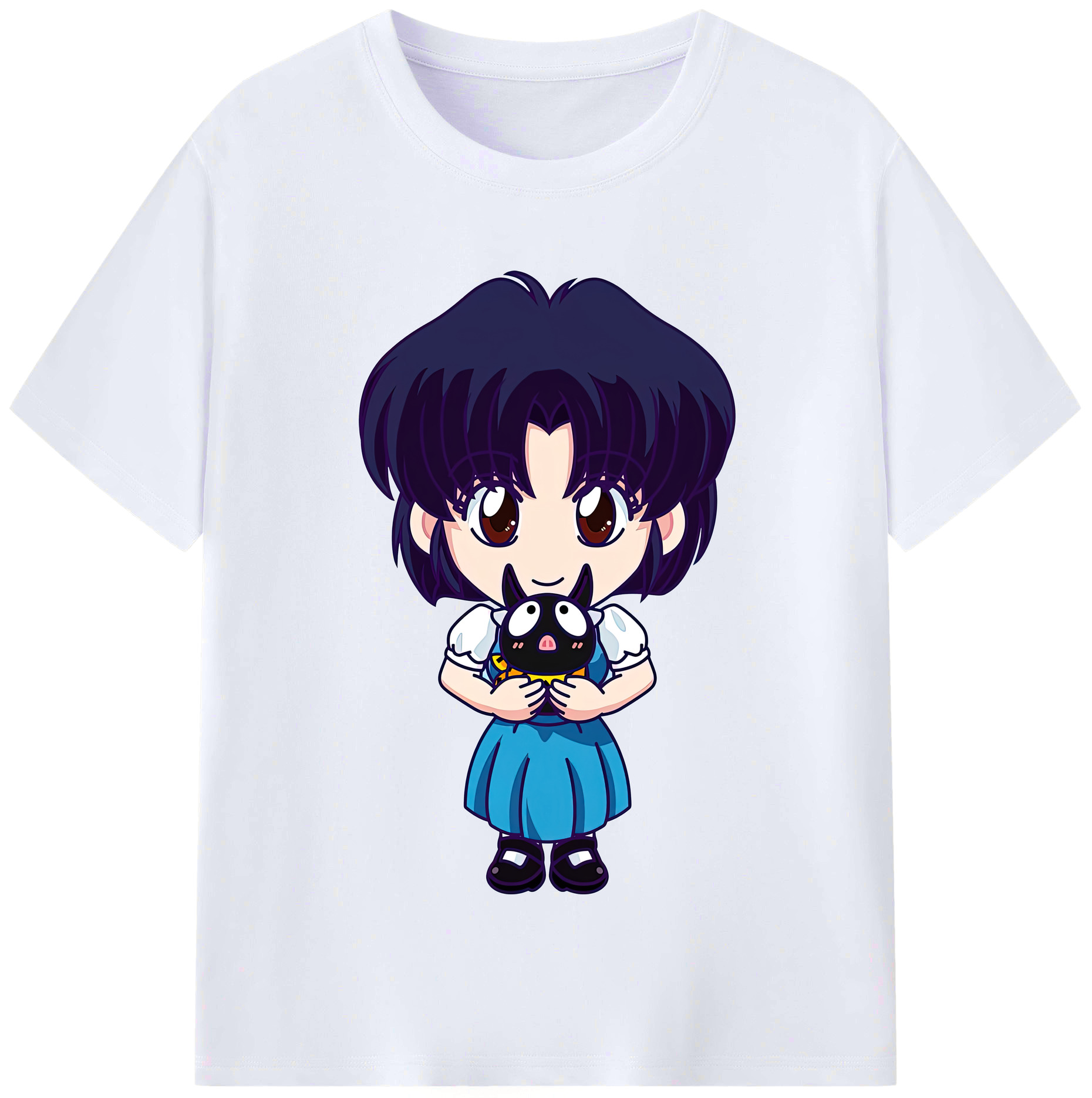 （画像用） 美少女戦士セーラームーン 水野 亜美 みずの あみ Sailor Moon Mizuno Ami レディースカジュアルプリントTシャツ（綿100％）