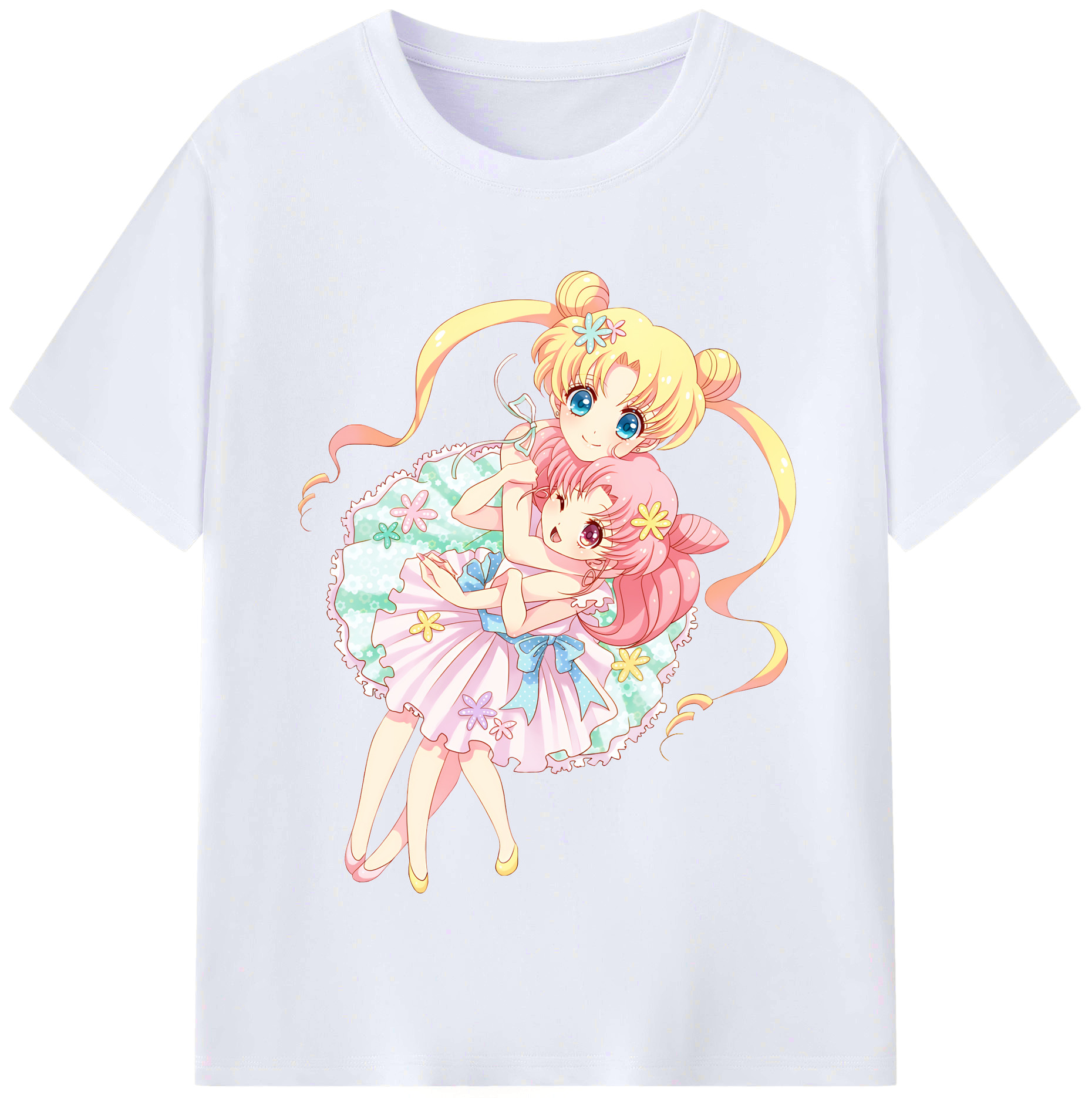 （画像用） 美少女戦士セーラームーン 愛野 美奈子 あいの みなこ Sailor Moon Aino Minako レディースカジュアルプリントTシャツ（綿100％）