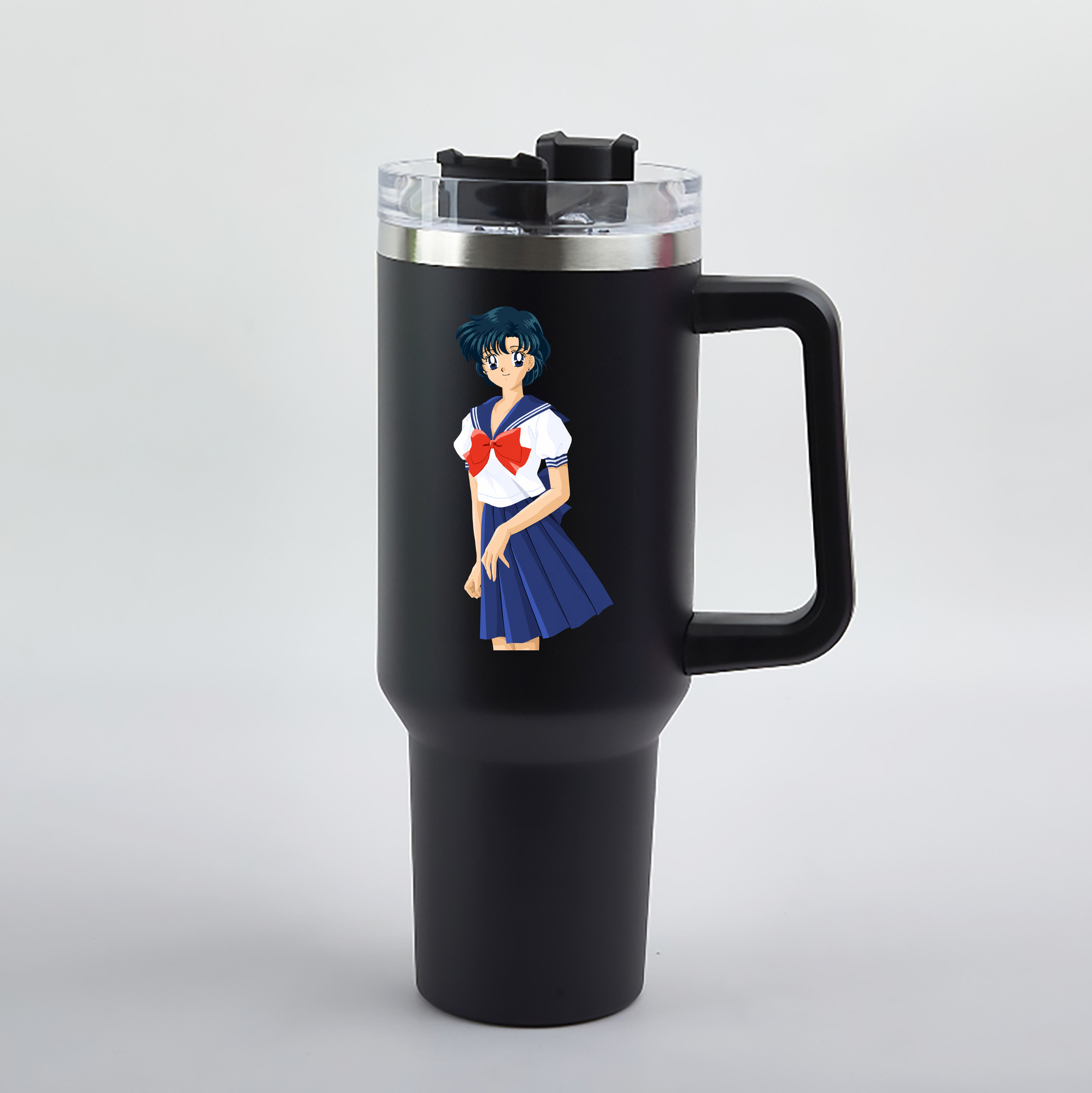 （画像用） 美少女戦士セーラームーン 水野 亜美 みずの あみ Sailor Moon Mizuno Ami 1200mL車用タンブラー（カラープリント）