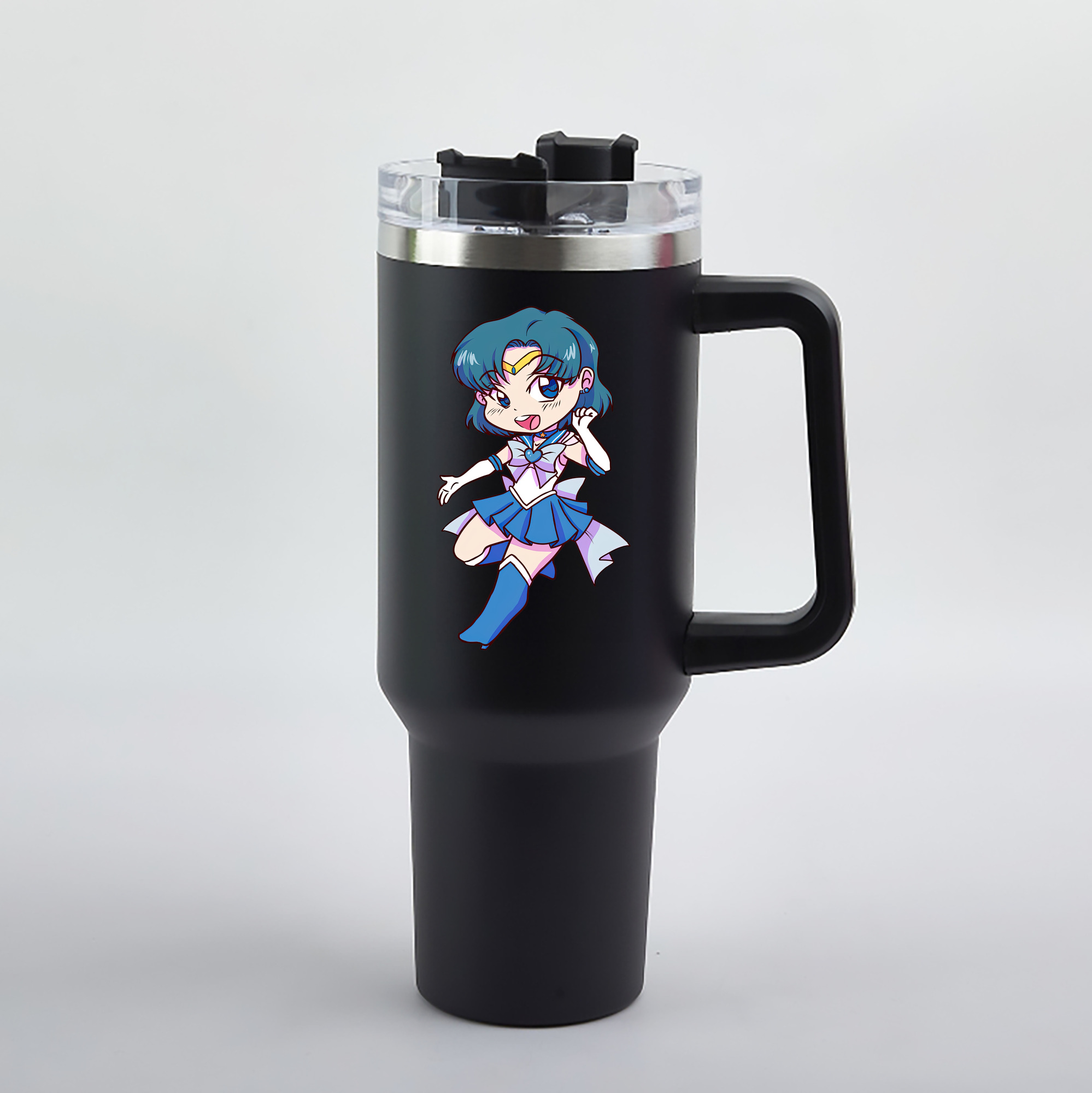 （画像用） 美少女戦士セーラームーン 水野 亜美 みずの あみ Sailor Moon Mizuno Ami 1200mL車用タンブラー（カラープリント）