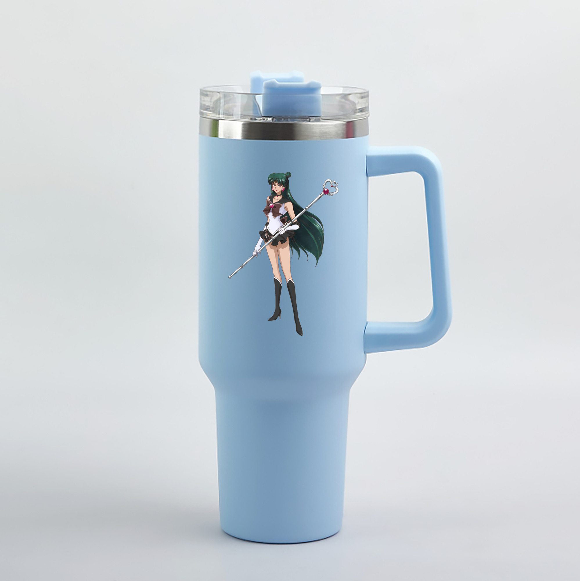 （画像用） 美少女戦士セーラームーン 冥王せつな Sailor Moon Meiou Setsuna 1200mL車用タンブラー（カラープリント）