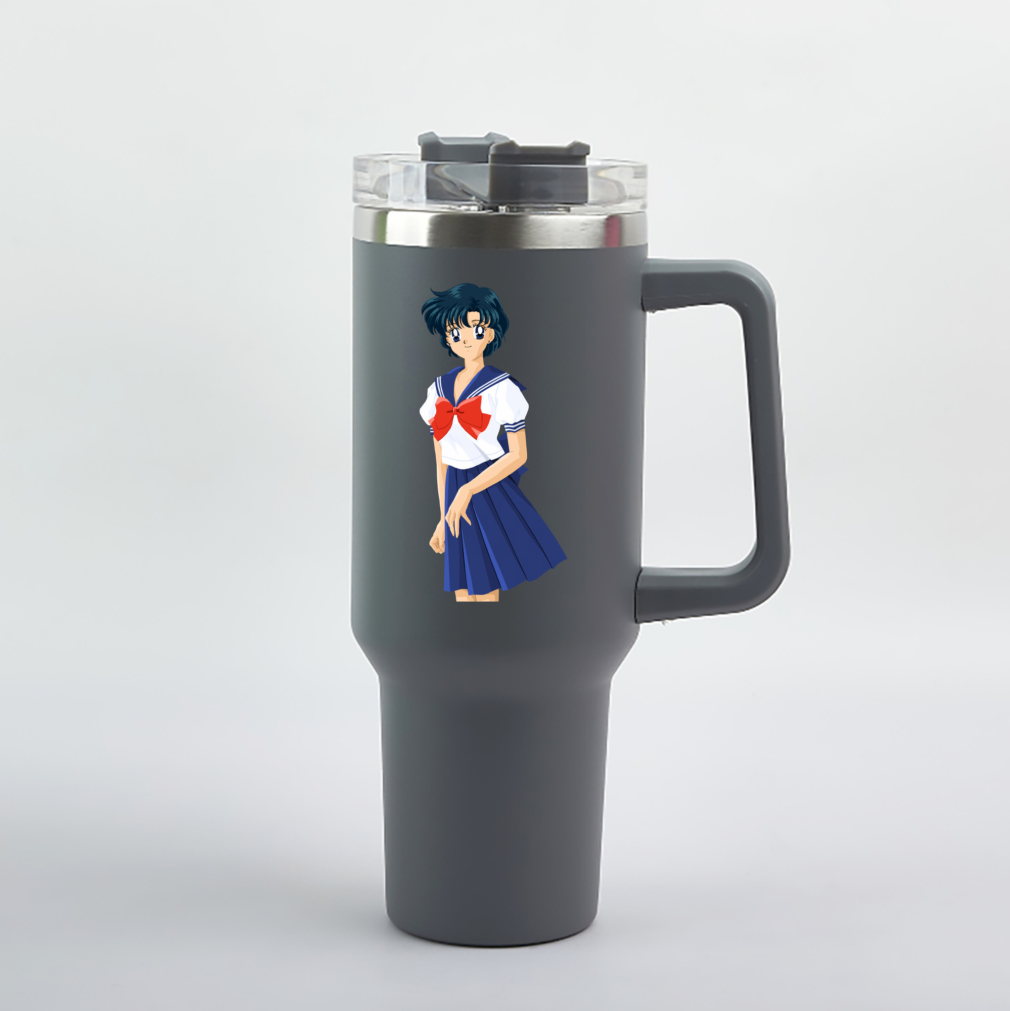 （画像用） 美少女戦士セーラームーン 水野 亜美 みずの あみ Sailor Moon Mizuno Ami 1200mL車用タンブラー（カラープリント）