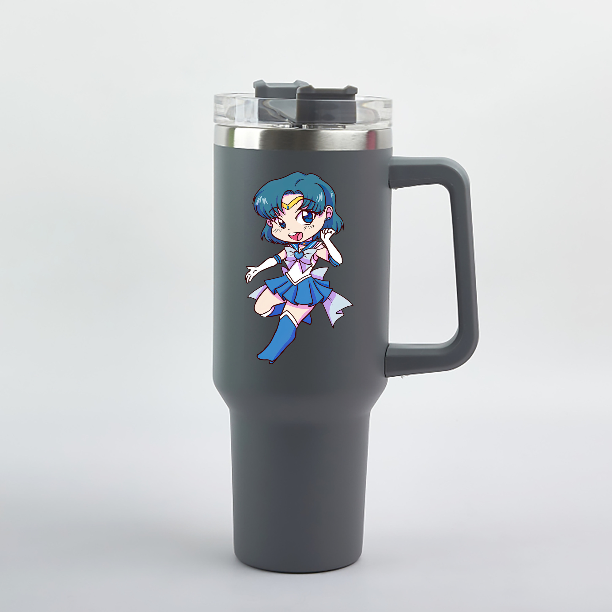 （画像用） 美少女戦士セーラームーン 水野 亜美 みずの あみ Sailor Moon Mizuno Ami 1200mL車用タンブラー（カラープリント）
