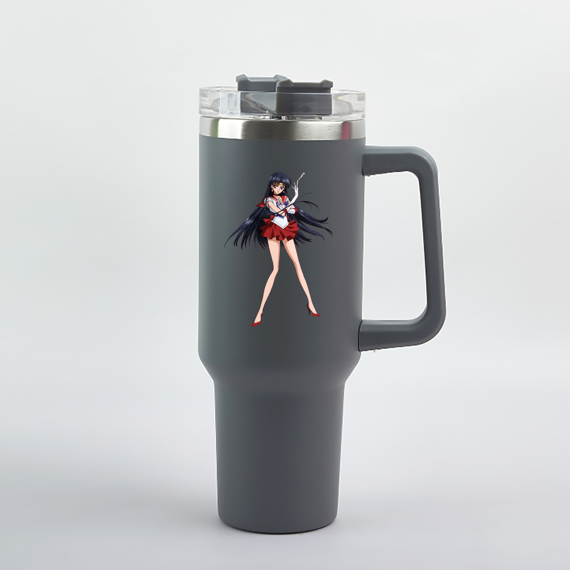 （画像用） 美少女戦士セーラームーン 火野レイ ひの レイ Sailor Moon Hino Rei （セーラーマーズ,Sailor Mars） 1200mL車用タンブラー（カラープリント）