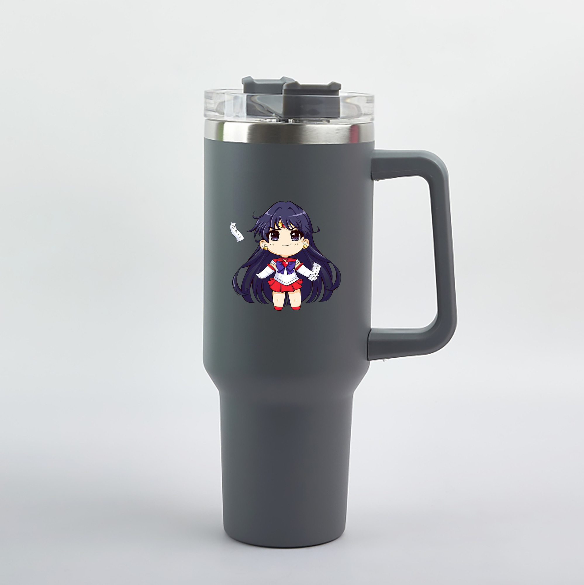 （画像用） 美少女戦士セーラームーン 火野レイ ひの レイ Sailor Moon Hino Rei （セーラーマーズ,Sailor Mars） 1200mL車用タンブラー（カラープリント）