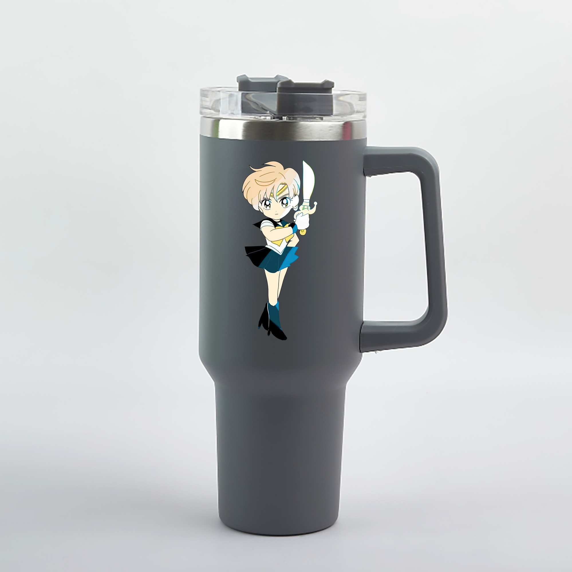（画像用） 美少女戦士セーラームーン 天王はるか Sailor Moon Tenoh Haruka 1200mL車用タンブラー（カラープリント）