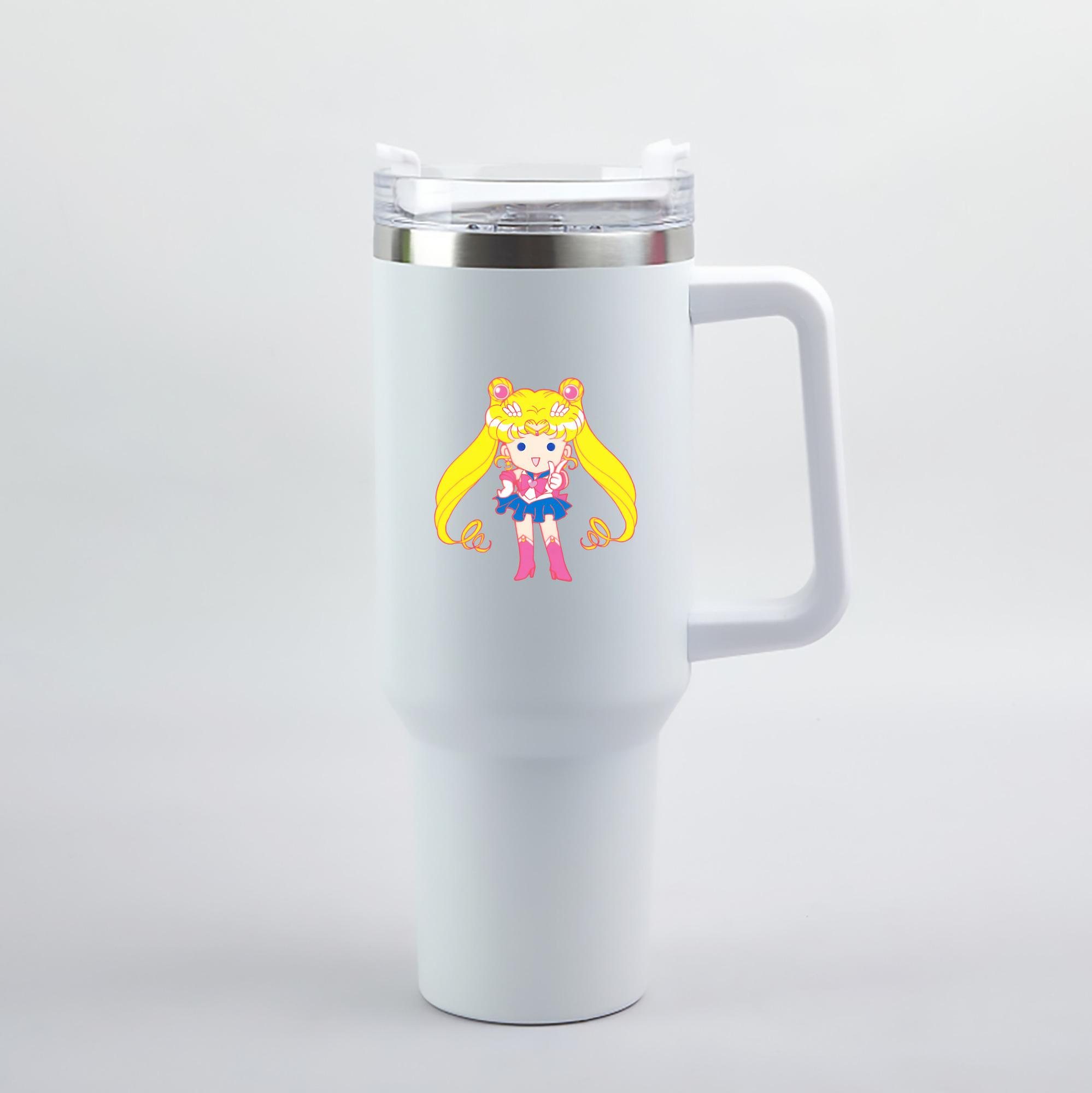 （画像用） 美少女戦士セーラームーン 月野 うさぎ つきの うさぎ Sailor Moon Tsukino Usagi 1200mL車用タンブラー（カラープリント）