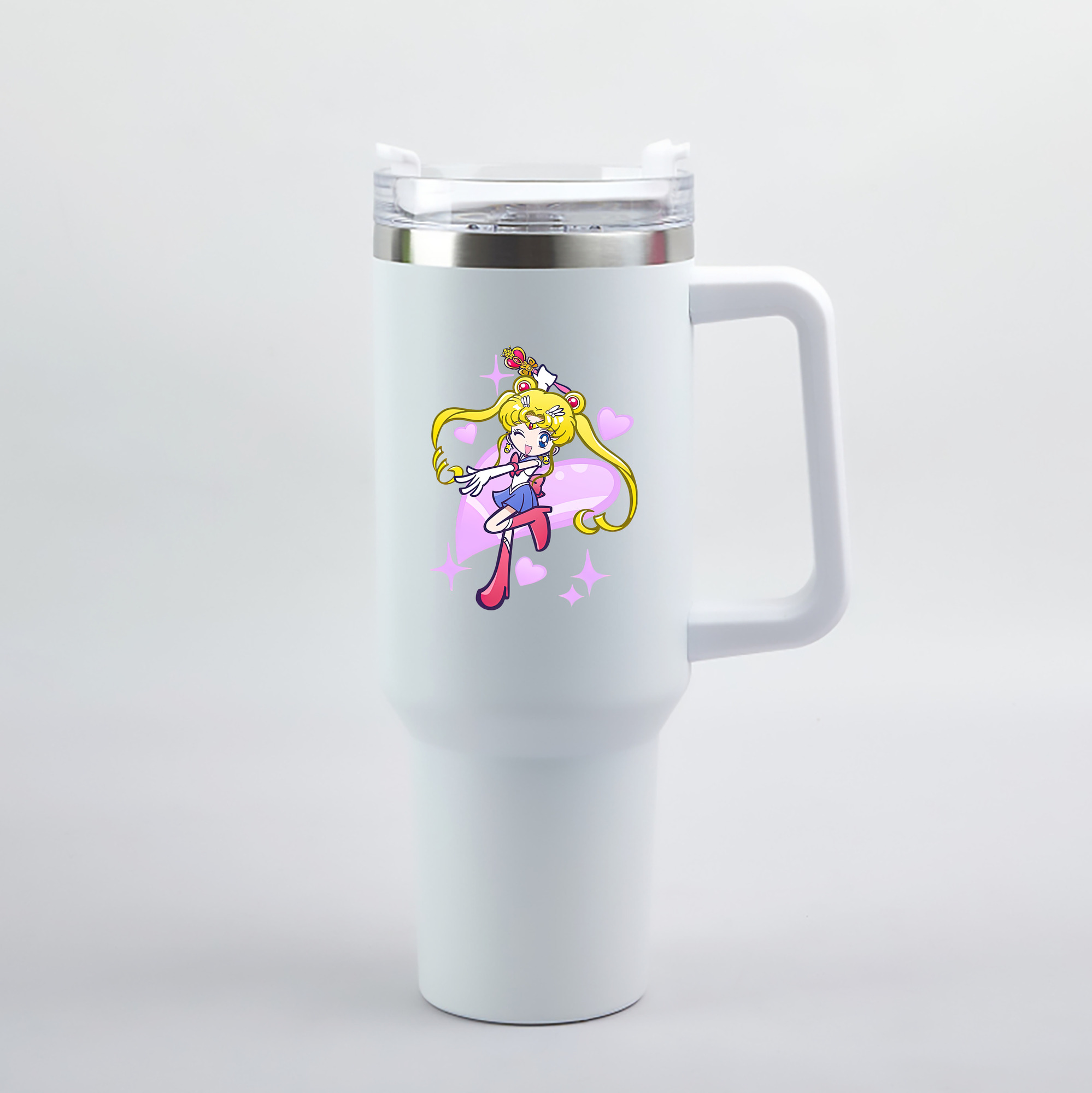 （画像用） 美少女戦士セーラームーン 月野 うさぎ つきの うさぎ Sailor Moon Tsukino Usagi 1200mL車用タンブラー（カラープリント）