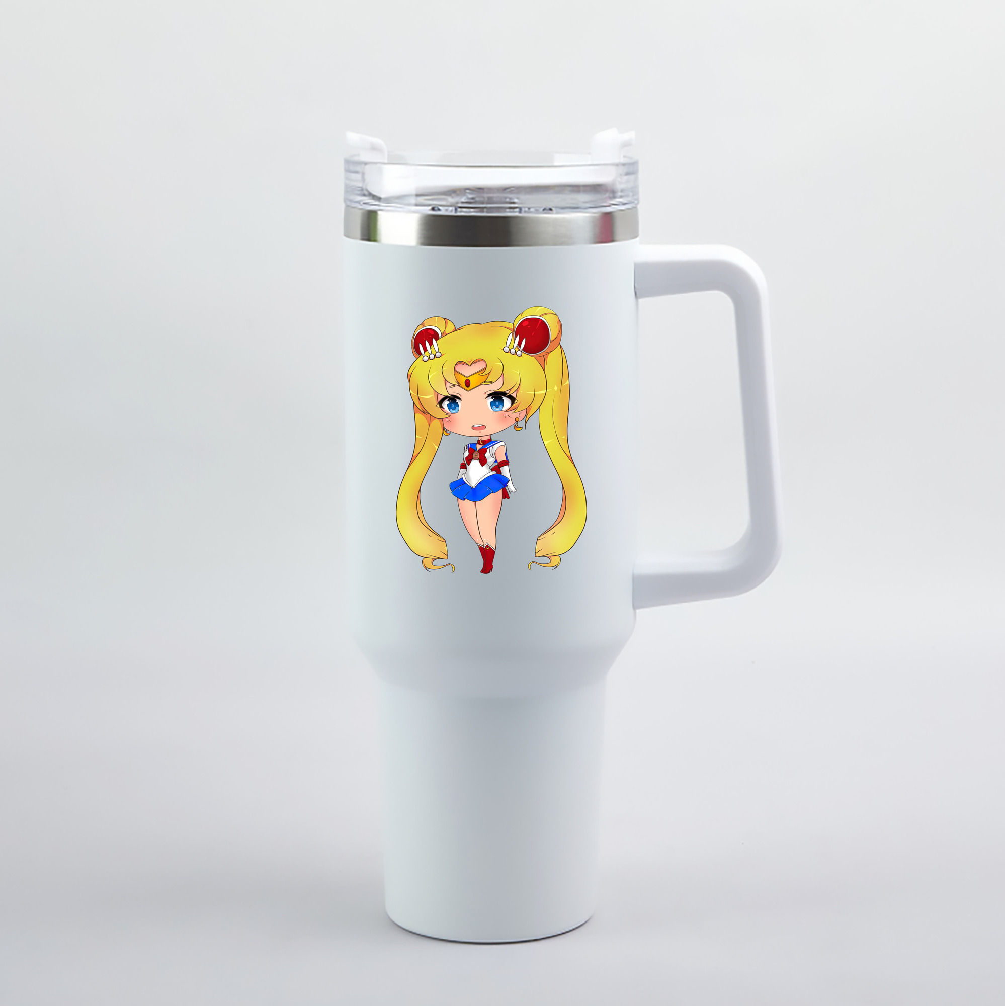 （画像用） 美少女戦士セーラームーン 月野 うさぎ つきの うさぎ Sailor Moon Tsukino Usagi 1200mL車用タンブラー（カラープリント）