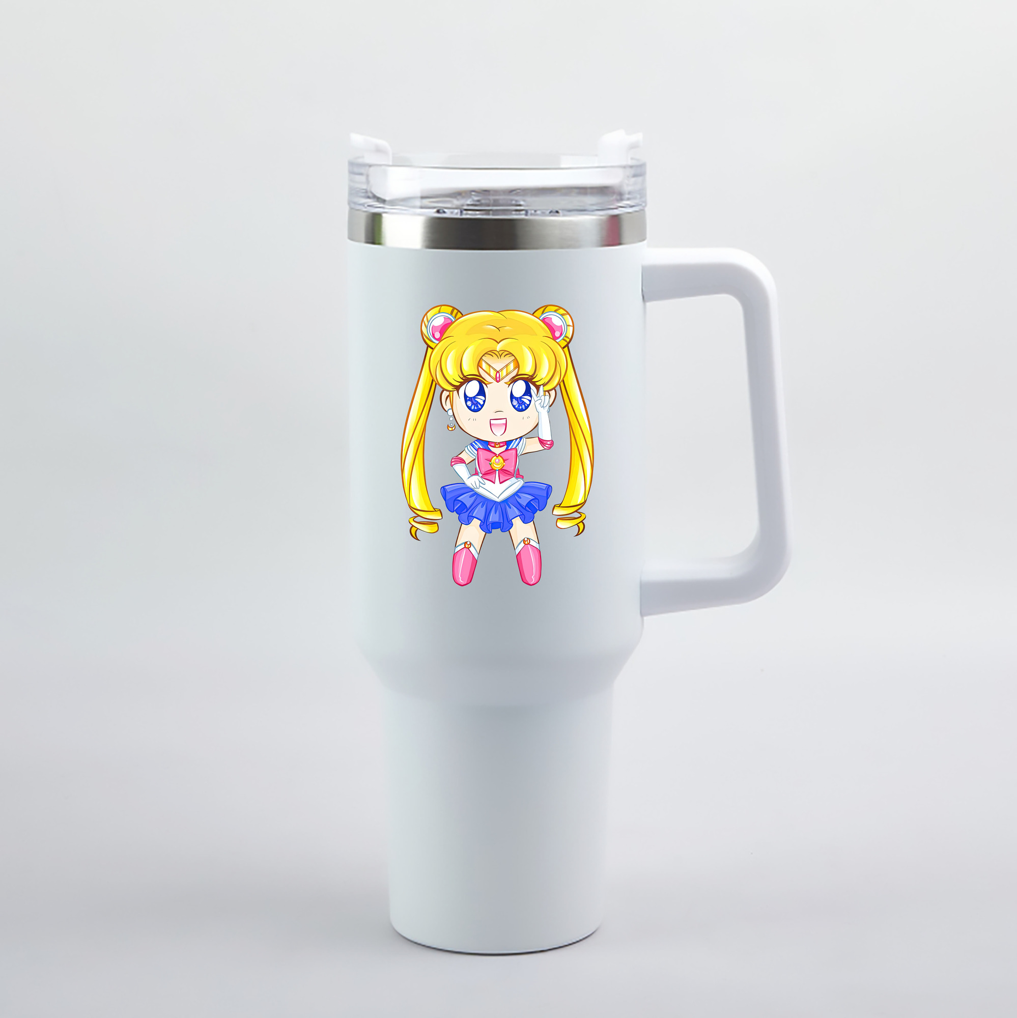 （画像用） 美少女戦士セーラームーン 月野 うさぎ つきの うさぎ Sailor Moon Tsukino Usagi 1200mL車用タンブラー（カラープリント）