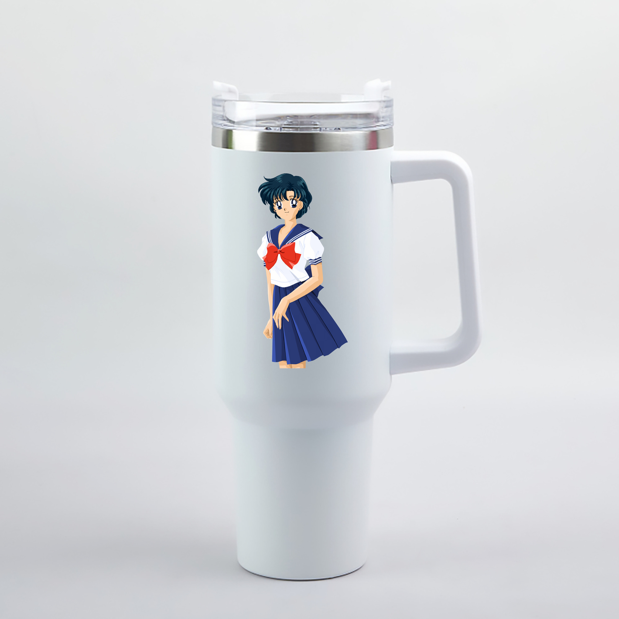 （画像用） 美少女戦士セーラームーン 水野 亜美 みずの あみ Sailor Moon Mizuno Ami 1200mL車用タンブラー（カラープリント）