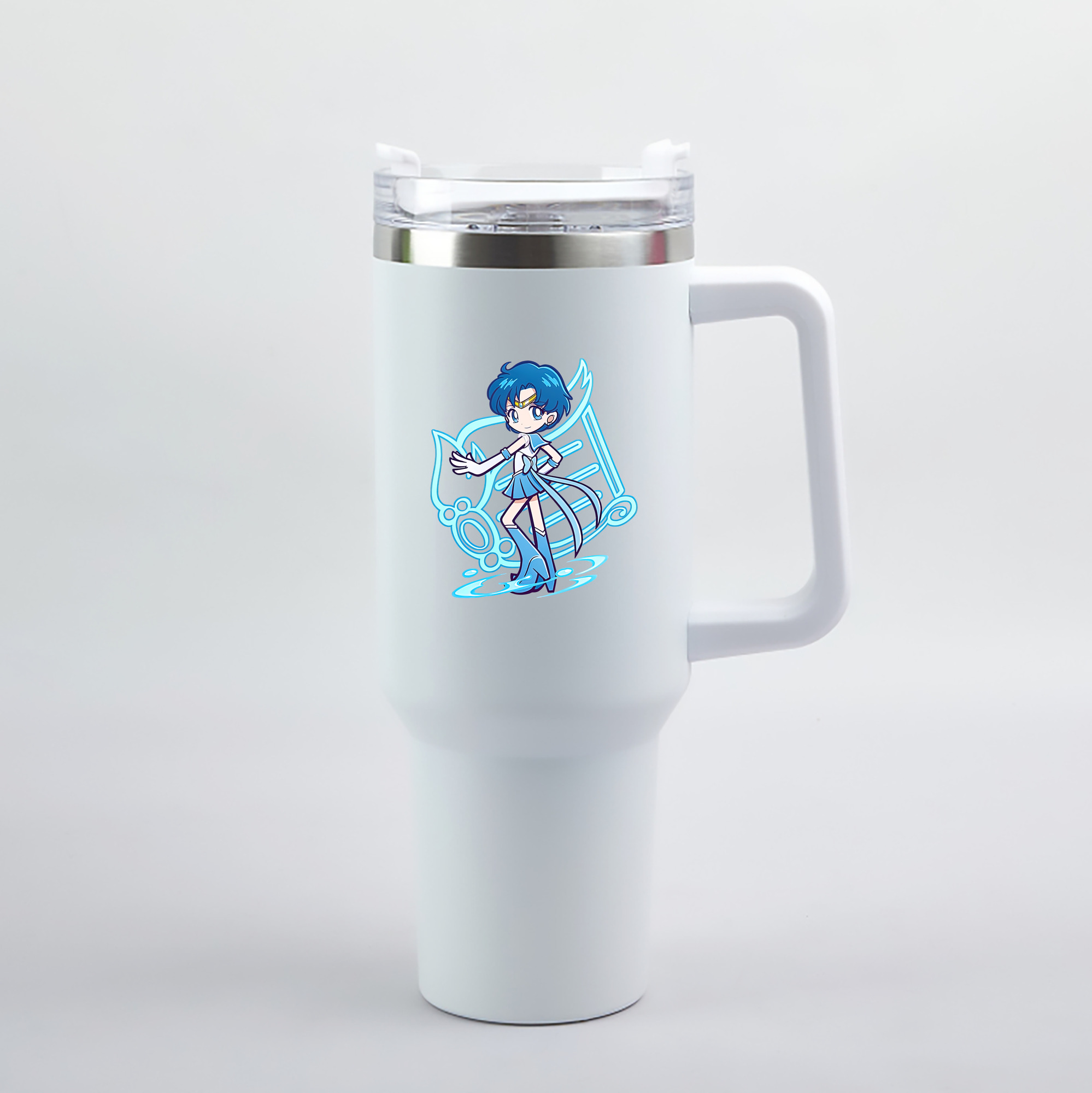 （画像用） 美少女戦士セーラームーン 水野 亜美 みずの あみ Sailor Moon Mizuno Ami 1200mL車用タンブラー（カラープリント）