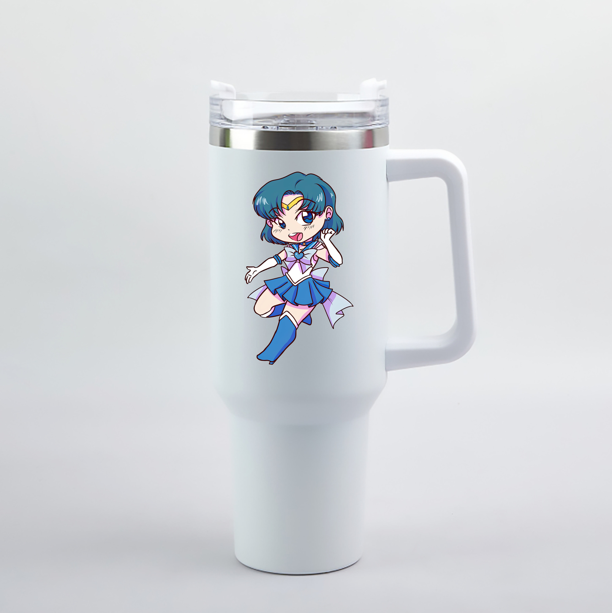 （画像用） 美少女戦士セーラームーン 水野 亜美 みずの あみ Sailor Moon Mizuno Ami 1200mL車用タンブラー（カラープリント）