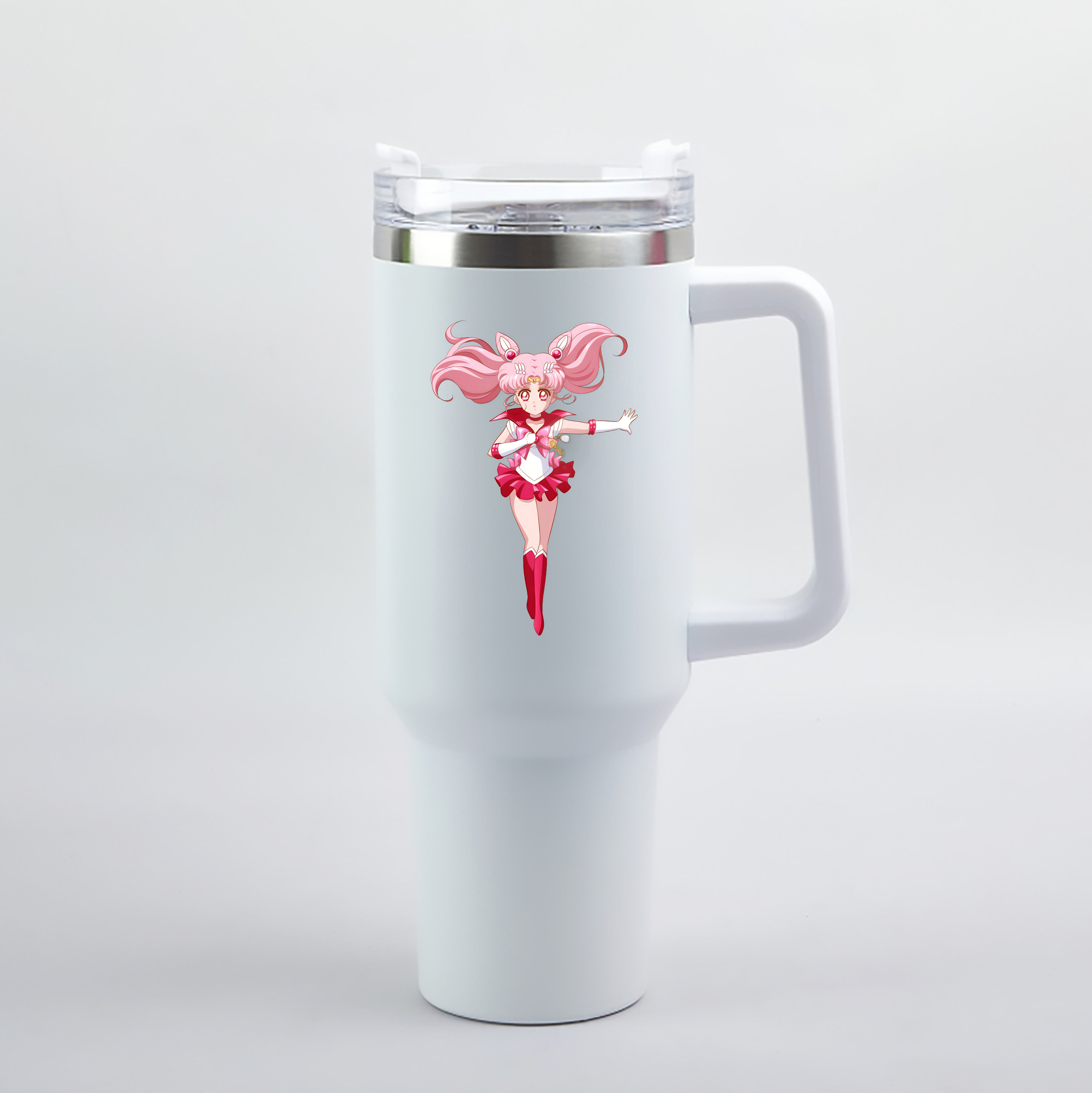 （画像用） 美少女戦士セーラームーン ちびうさ Sailor Moon Chibiusa Tsukino Usagi Small Lady Serenity 1200mL車用タンブラー（カラープリント）