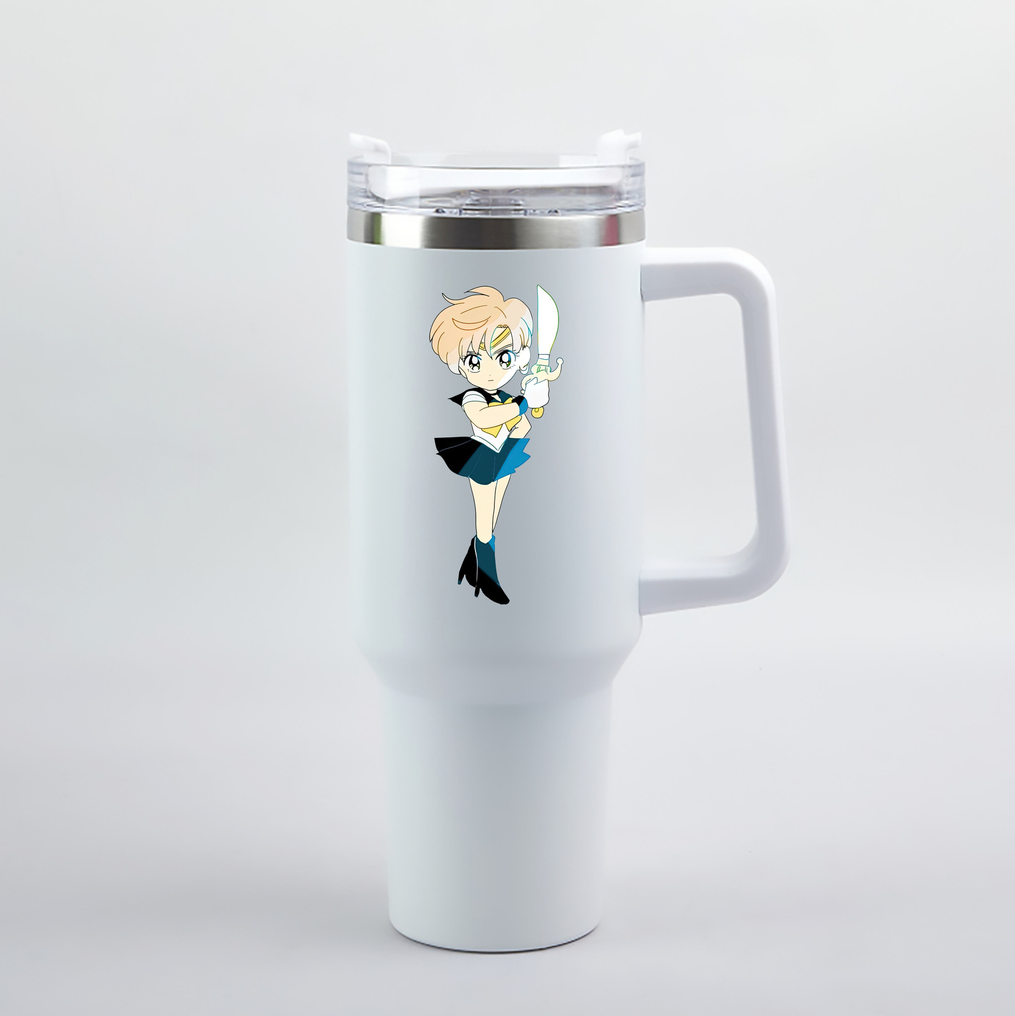 （画像用） 美少女戦士セーラームーン 天王はるか Sailor Moon Tenoh Haruka 1200mL車用タンブラー（カラープリント）