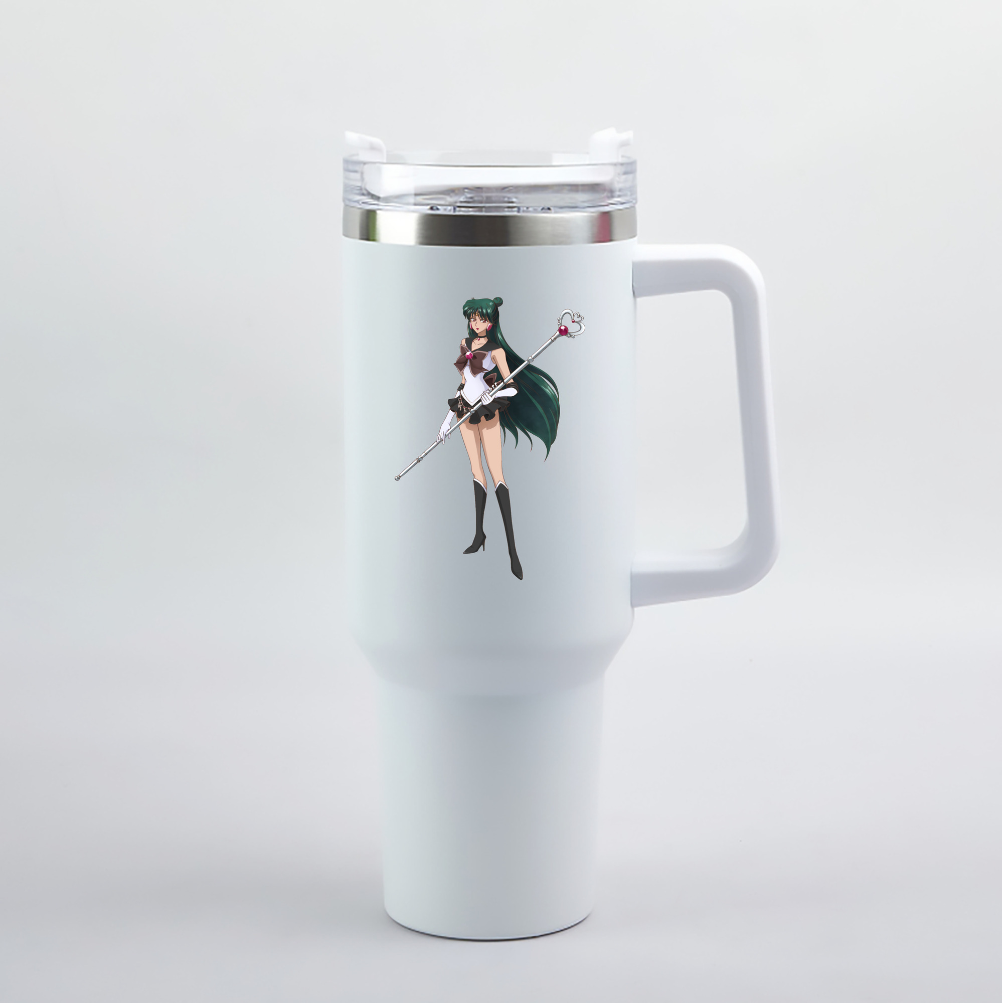 （画像用） 美少女戦士セーラームーン 冥王せつな Sailor Moon Meiou Setsuna 1200mL車用タンブラー（カラープリント）