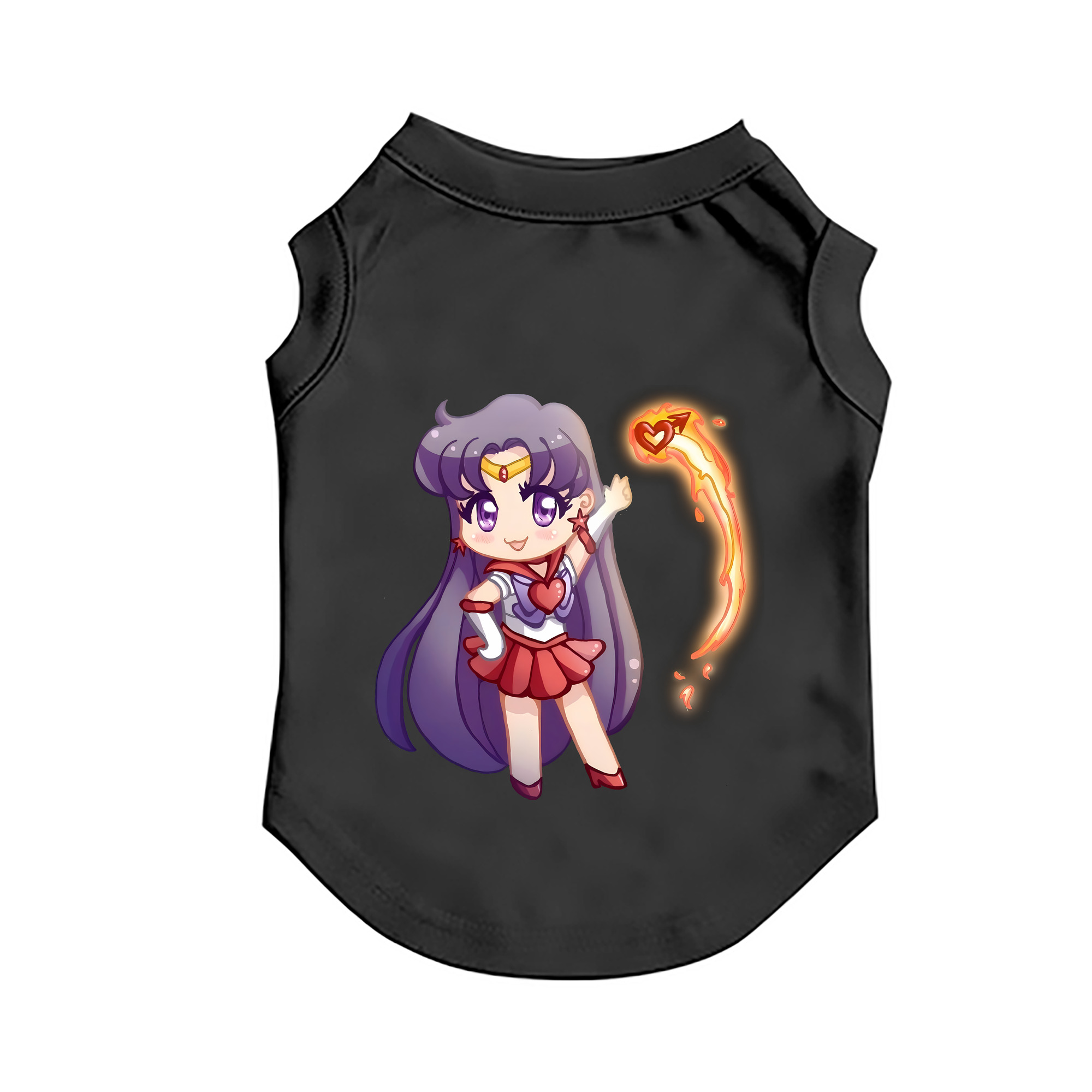 （画像用） 美少女戦士セーラームーン 火野レイ ひの レイ Sailor Moon Hino Rei （セーラーマーズ,Sailor Mars） ペット用ベスト