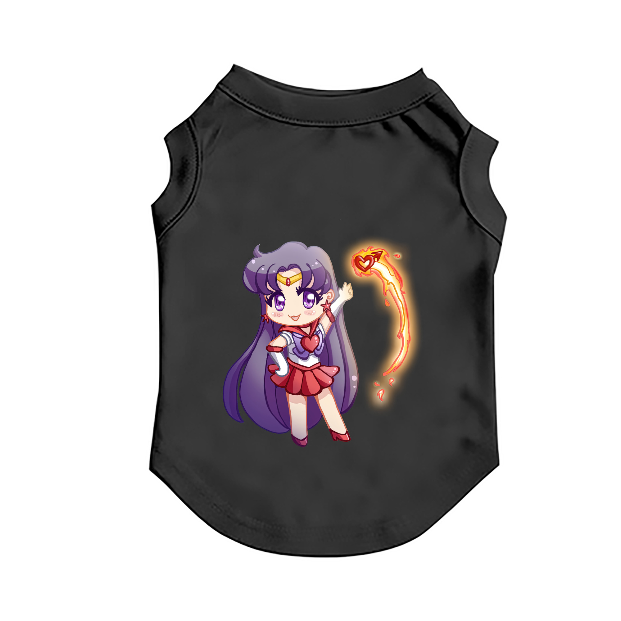 （画像用） 美少女戦士セーラームーン 火野レイ ひの レイ Sailor Moon Hino Rei （セーラーマーズ,Sailor Mars） ペット用ベスト