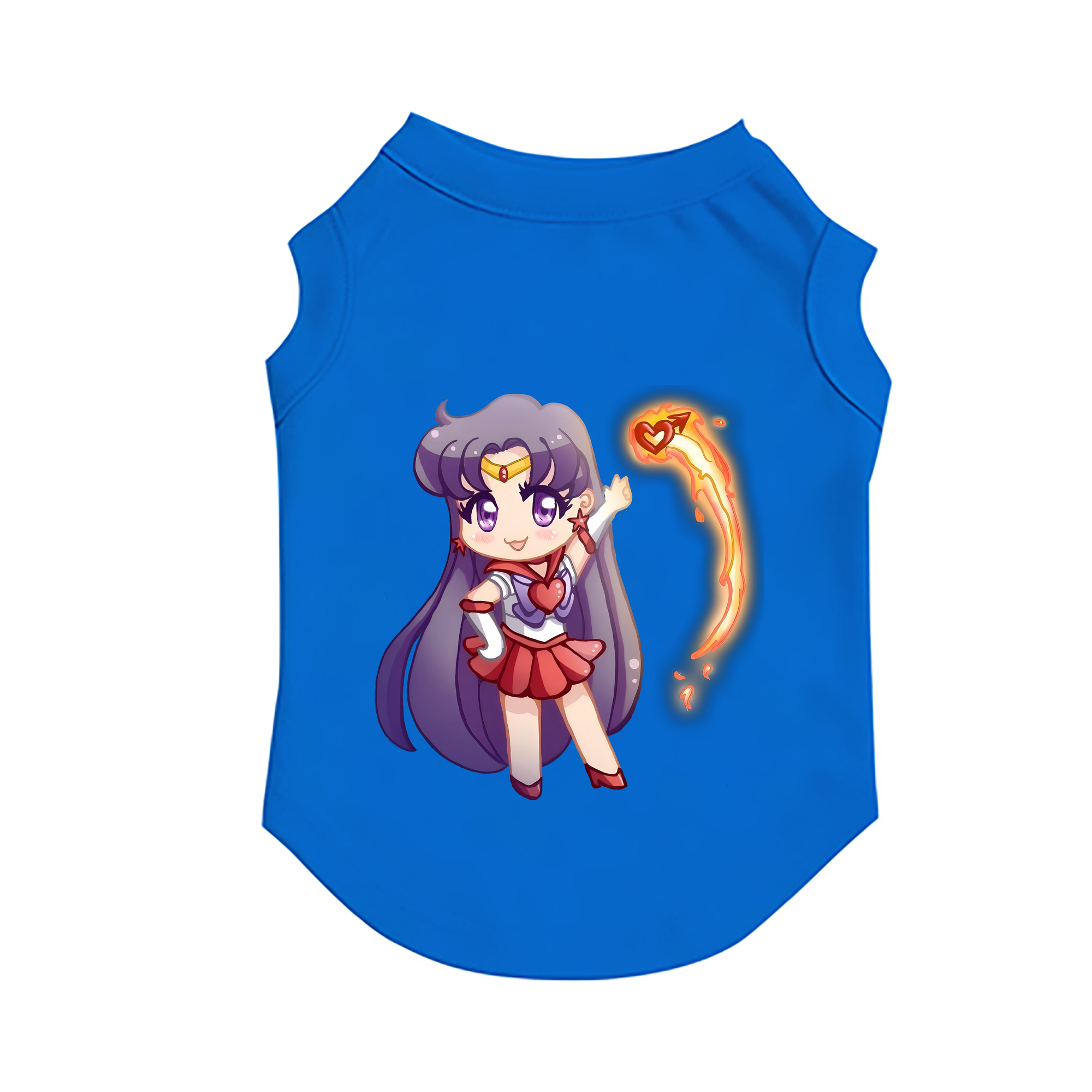 （画像用） 美少女戦士セーラームーン 火野レイ ひの レイ Sailor Moon Hino Rei （セーラーマーズ,Sailor Mars） ペット用ベスト