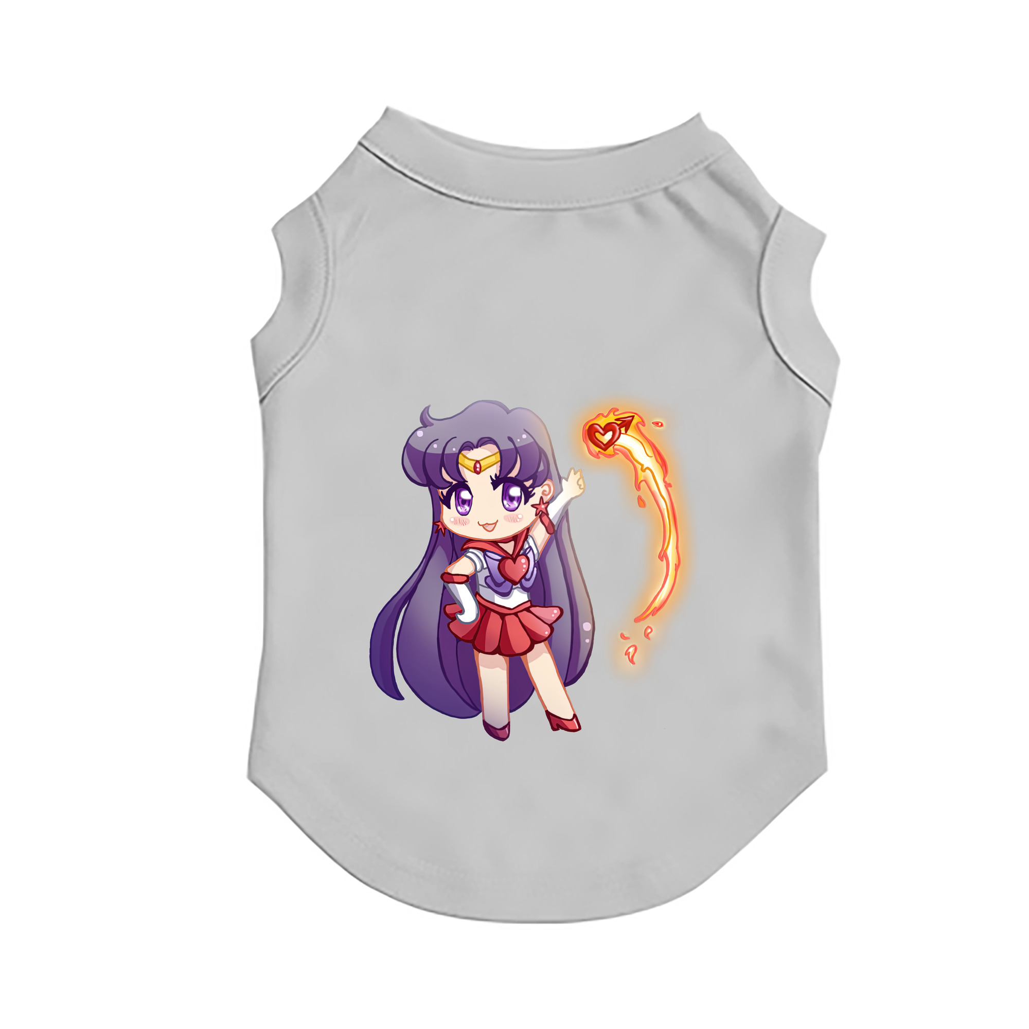 （画像用） 美少女戦士セーラームーン 火野レイ ひの レイ Sailor Moon Hino Rei （セーラーマーズ,Sailor Mars） ペット用ベスト