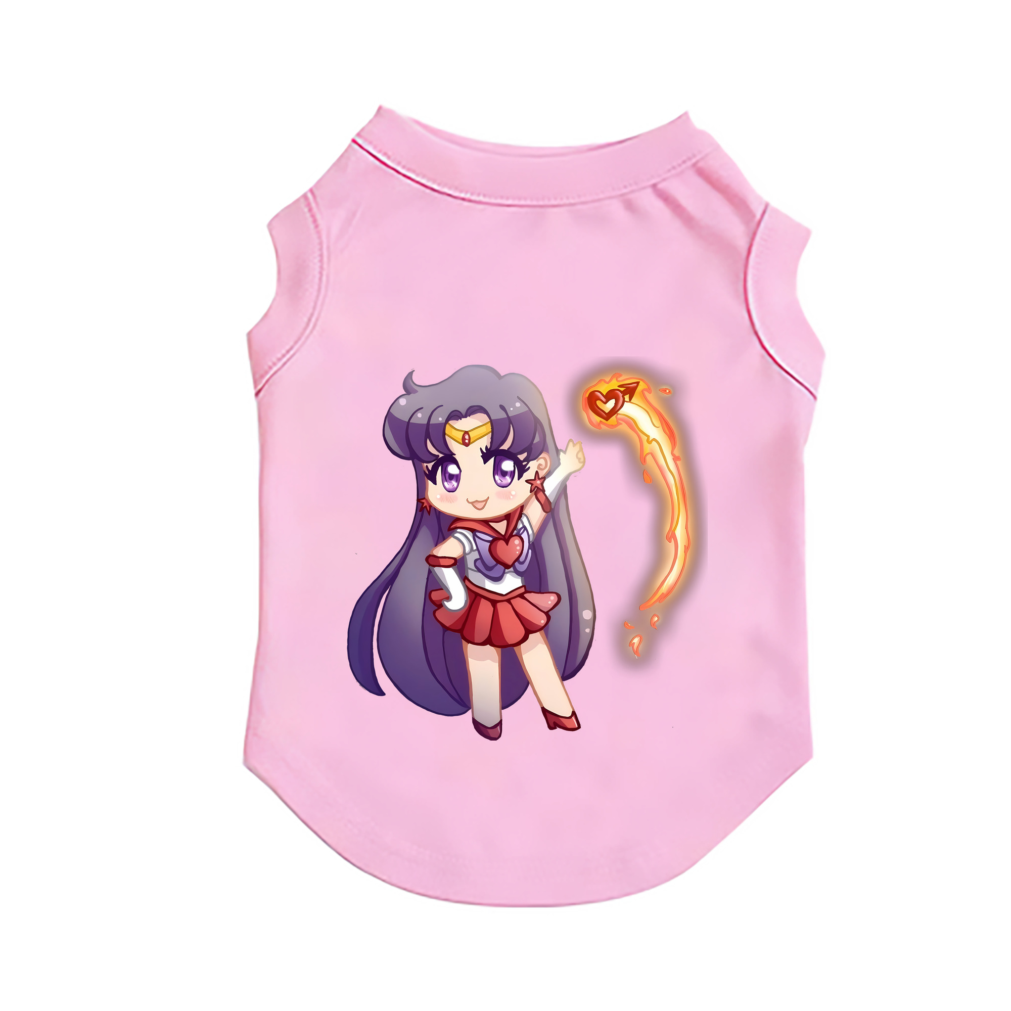 （画像用） 美少女戦士セーラームーン 火野レイ ひの レイ Sailor Moon Hino Rei （セーラーマーズ,Sailor Mars） ペット用ベスト