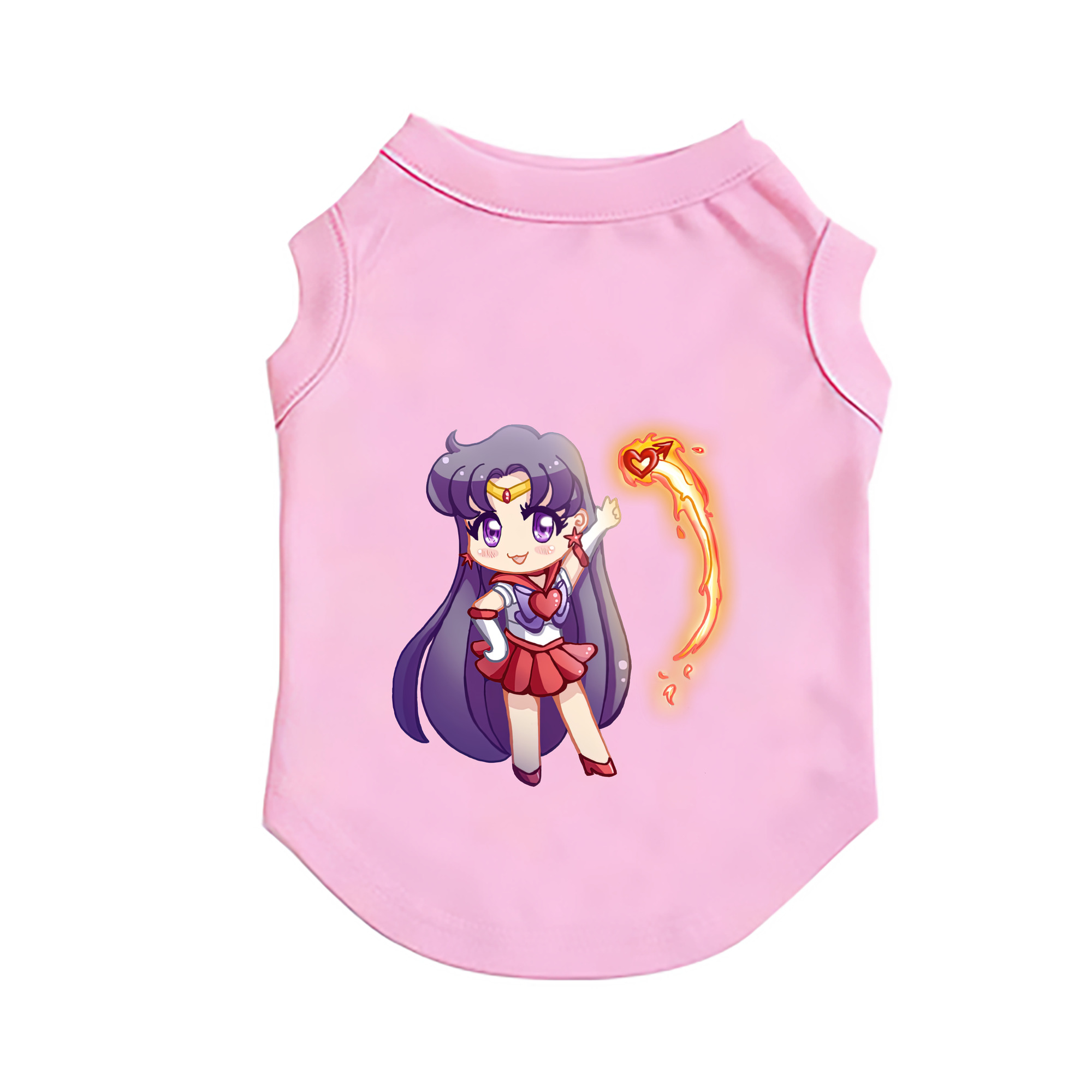 （画像用） 美少女戦士セーラームーン 火野レイ ひの レイ Sailor Moon Hino Rei （セーラーマーズ,Sailor Mars） ペット用ベスト