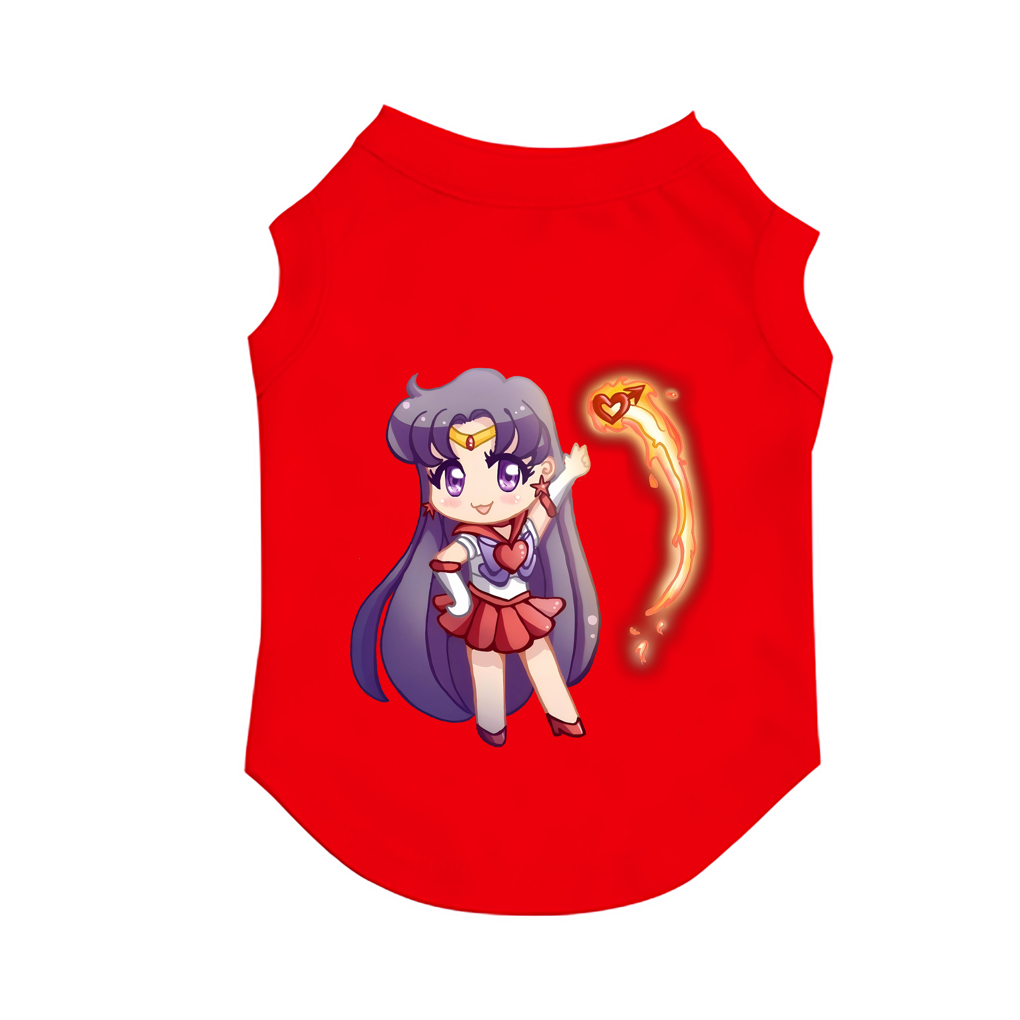 （画像用） 美少女戦士セーラームーン 火野レイ ひの レイ Sailor Moon Hino Rei （セーラーマーズ,Sailor Mars） ペット用ベスト