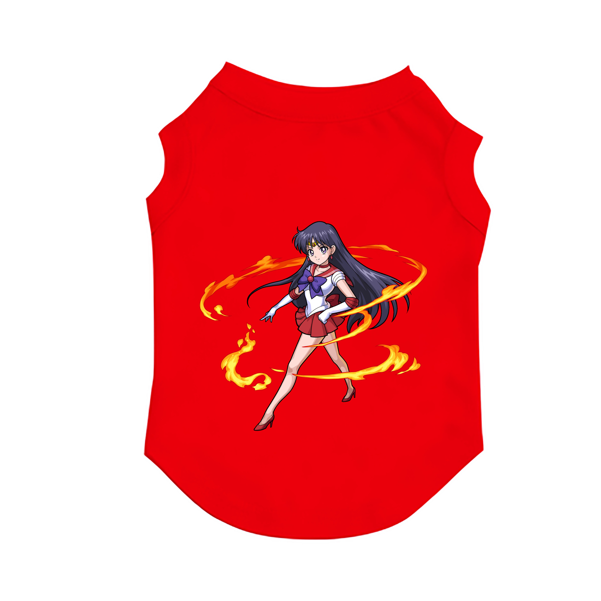 （画像用） 美少女戦士セーラームーン 火野レイ ひの レイ Sailor Moon Hino Rei （セーラーマーズ,Sailor Mars） ペット用ベスト