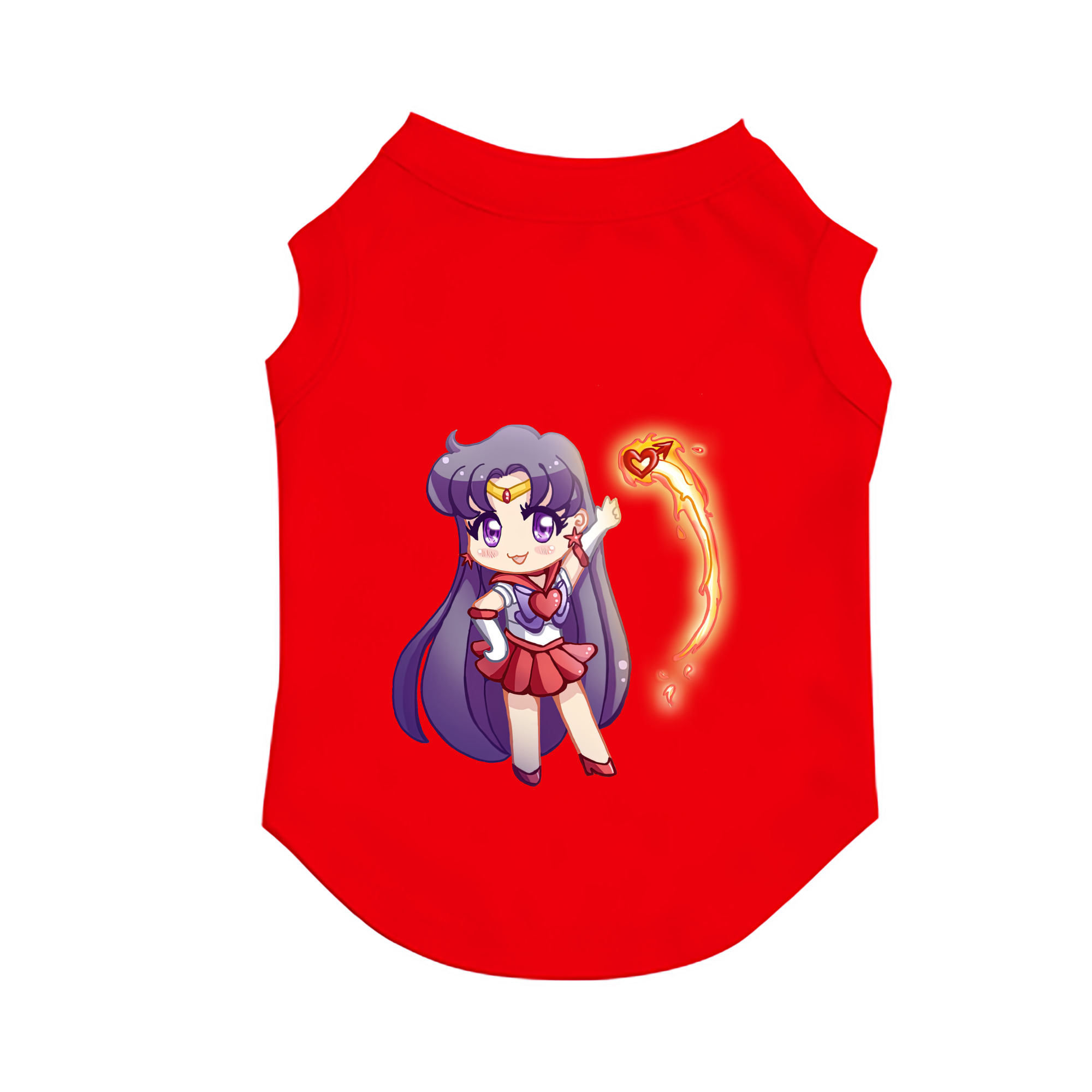 （画像用） 美少女戦士セーラームーン 火野レイ ひの レイ Sailor Moon Hino Rei （セーラーマーズ,Sailor Mars） ペット用ベスト
